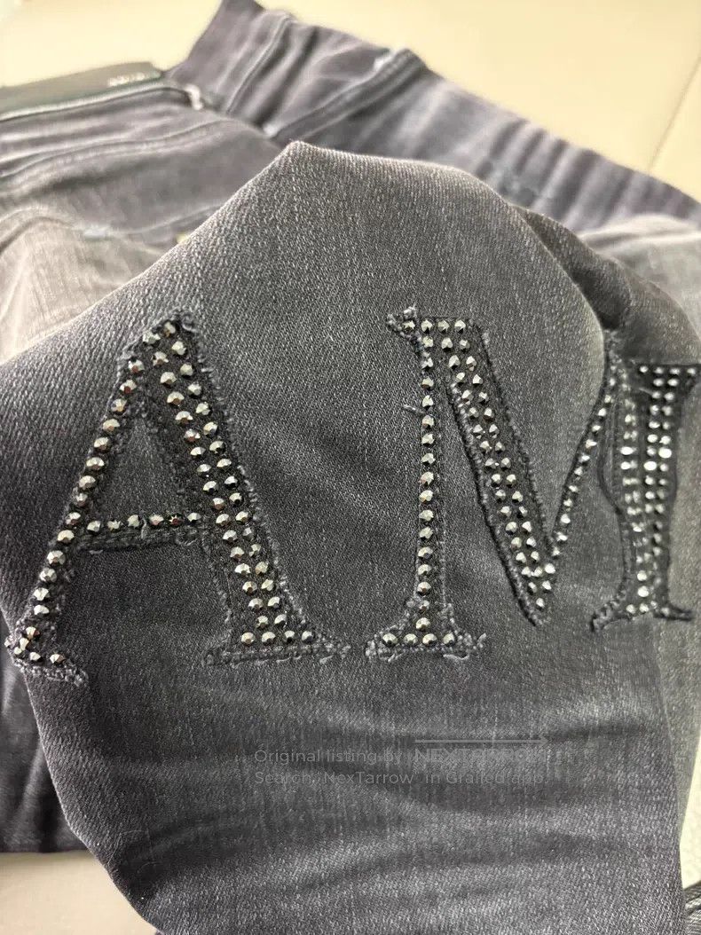 Amiri Amiri Size 31 Hot drilling and piercing slim jeans Size US 31 - 5 Thumbnail