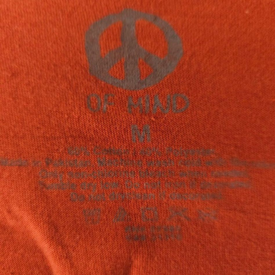 Vintage Happy Flower T Shirt Mens Size Medium Orange Grow With The Flow Shirt Mens Orange Flower Gardening 2020s Size US M / EU 48-50 / 2 - 6 Thumbnail