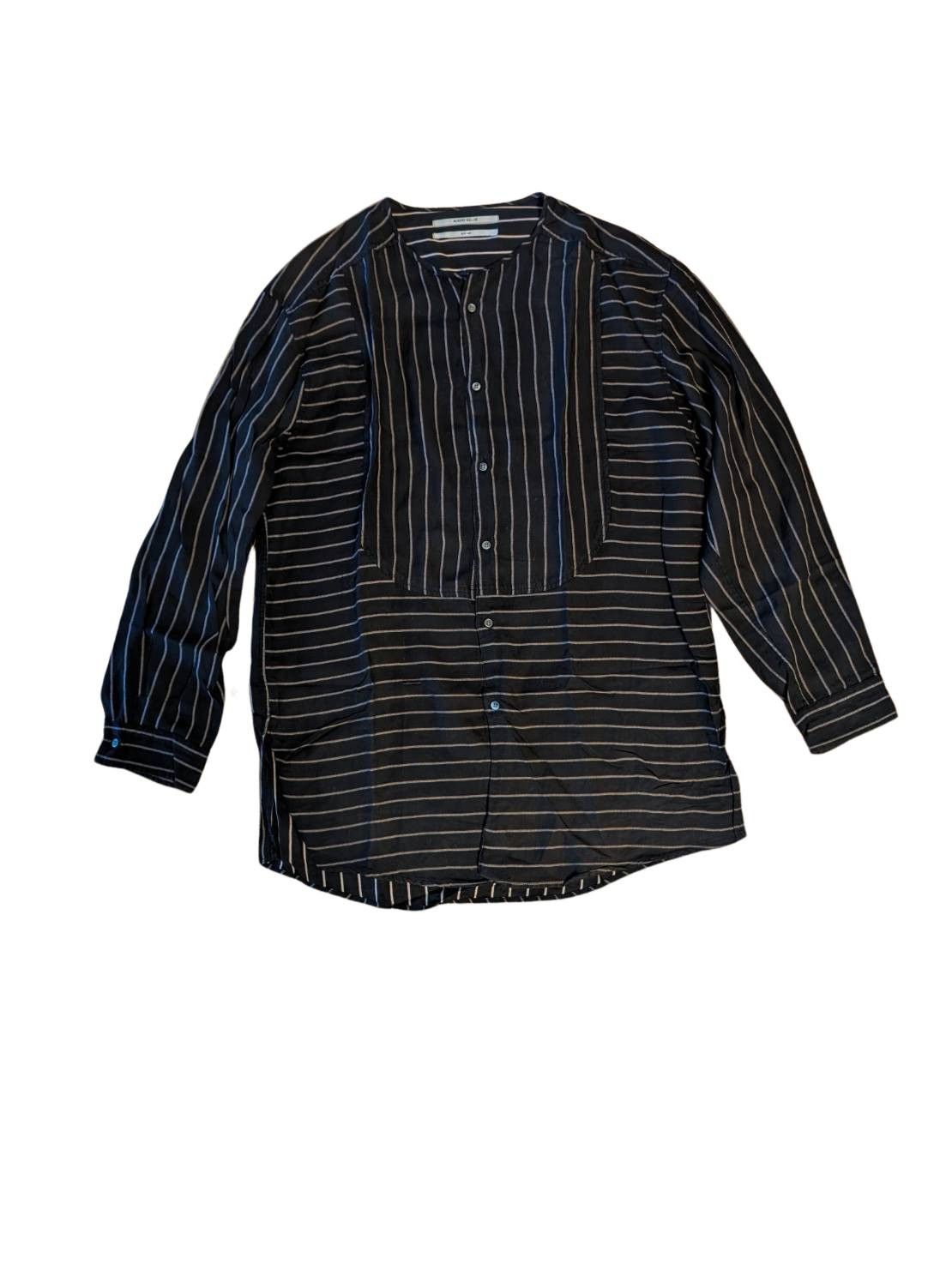 Robert Geller Robert Geller Button Ups Striped Inside Out Shirt Size US M / EU 48-50 / 2 - 1 Thumbnail