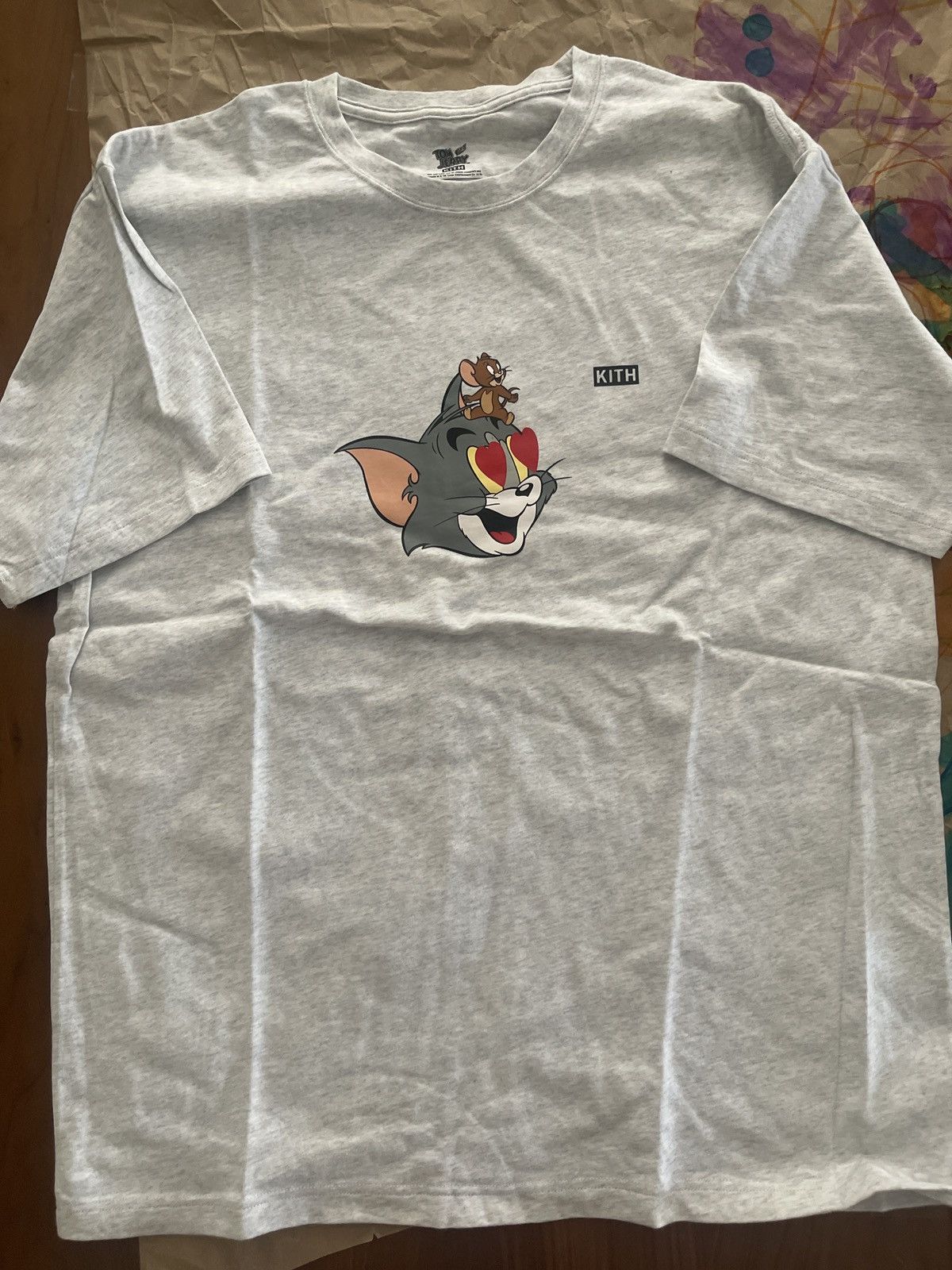 o*r様 新品 KITH TOM & JERRY 白 T シャツ Ｌトムとジェリ Kith X Tom And Jerry White T Shirt Size L - Read | eBay