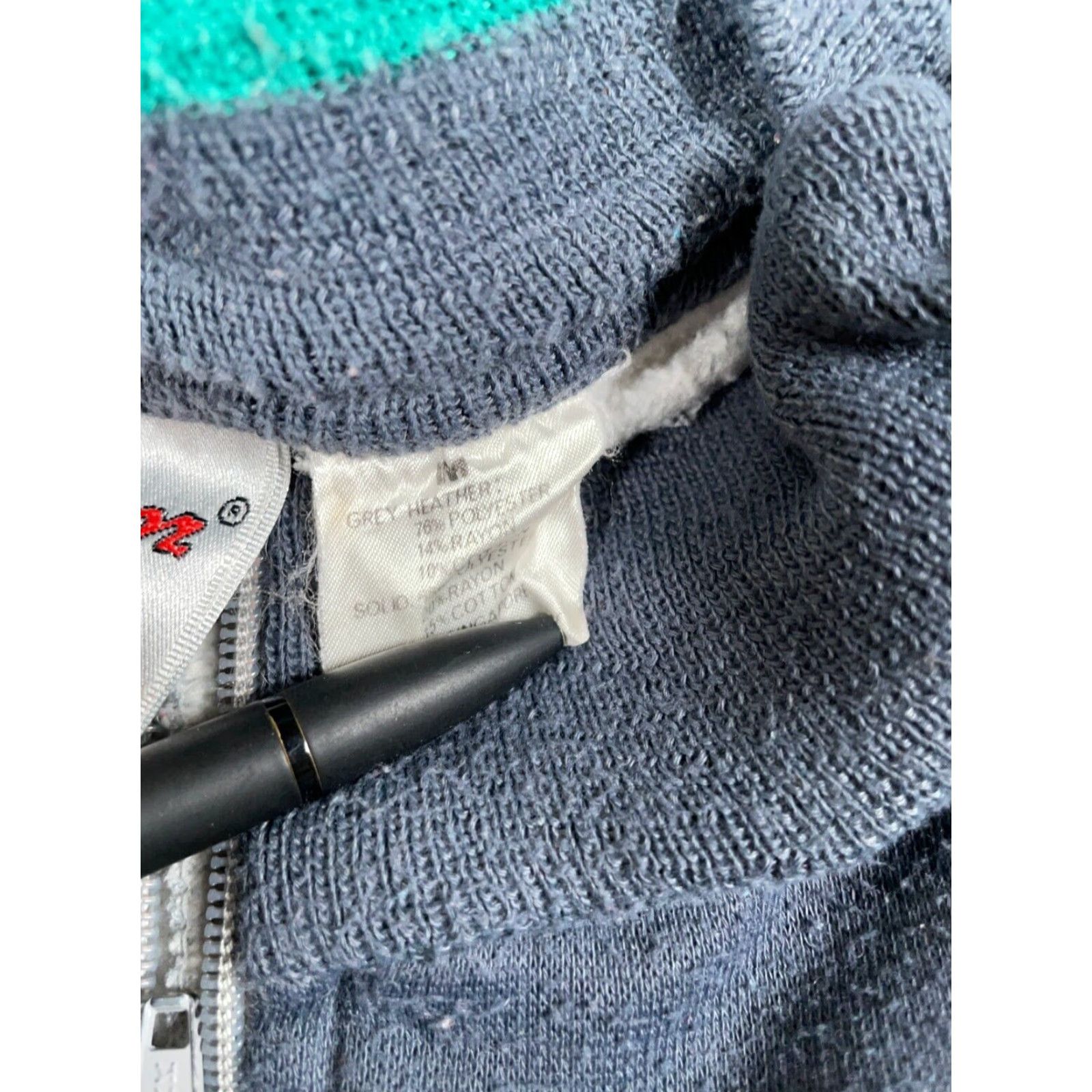 McGregor VTG 80s MacGregor Full Zip Sweatshirt Adult Medium Gray Green Retro Sports Tennis Mens Size US M / EU 48-50 / 2 - 4 Thumbnail