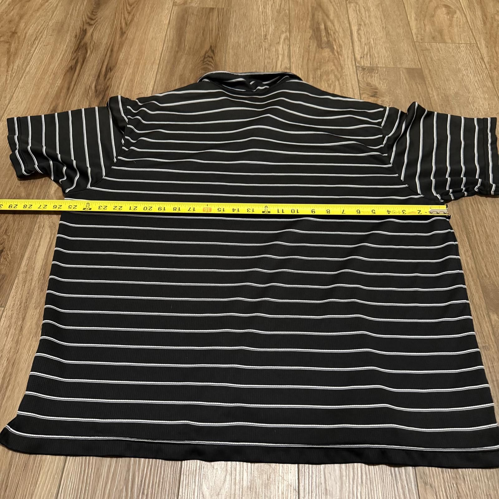 Nike Vintage Nike Golf Performance Striped Polo Shirt Y2K Size US XXL / EU 58 / 5 - 7 Thumbnail