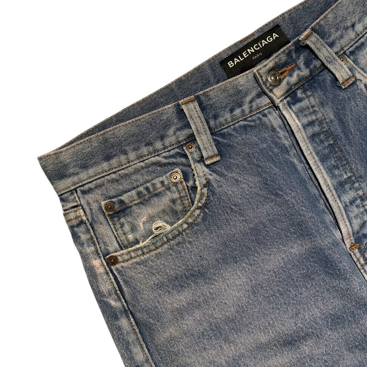 Balenciaga Classic straight leg denim (demna era) Size US 32 / EU 48 - 2 Thumbnail