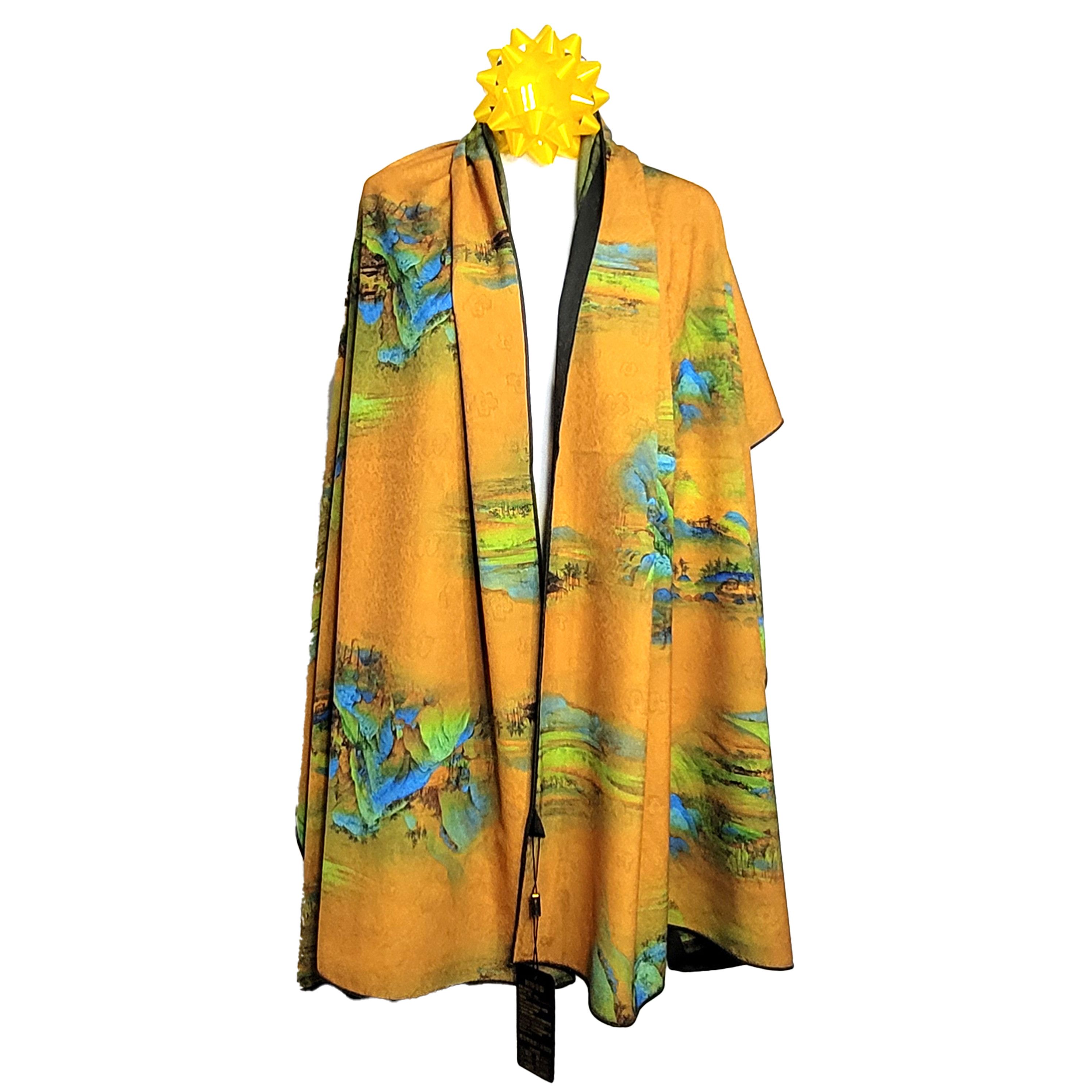 Other Double-Sided Silk Scarf 27"x70" Long Rectangle 3315 Size ONE SIZE - 3 Thumbnail