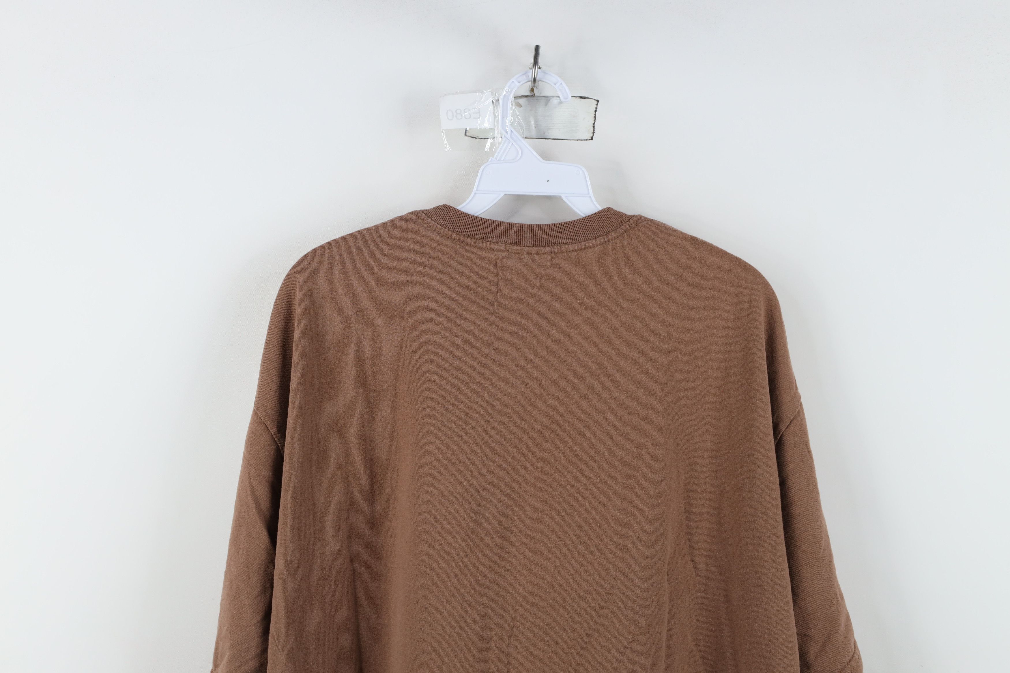 Vintage Vintage 90s Y2K Package USPS Postage Stamp T-Shirt Brown Size US XL / EU 56 / 4 - 11 Thumbnail