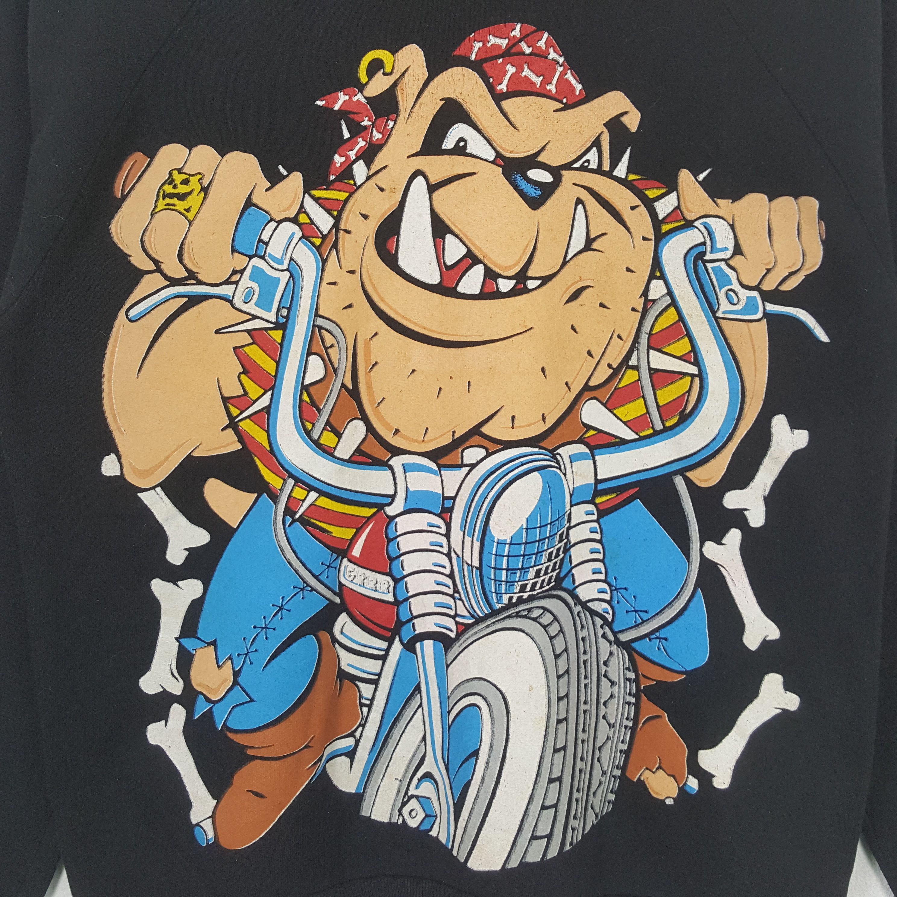 Jerzees × Vintage Motorcycle Style Vintage Jerzees Sweatshirt Size US M / EU 48-50 / 2 - 2 Thumbnail