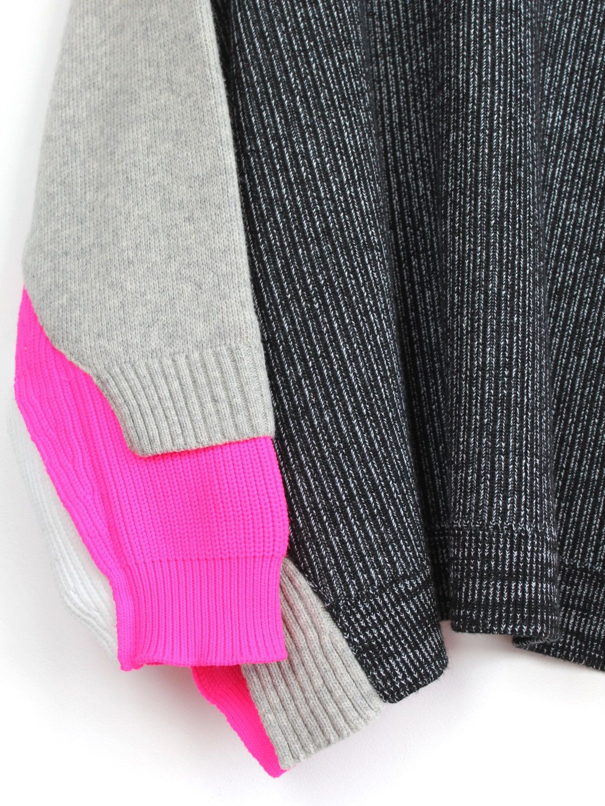 Balenciaga Balenciaga FW’18 Layered Oversize Knit Sweater Hoodie Size XS / US 0-2 / IT 36-38 - 4 Thumbnail