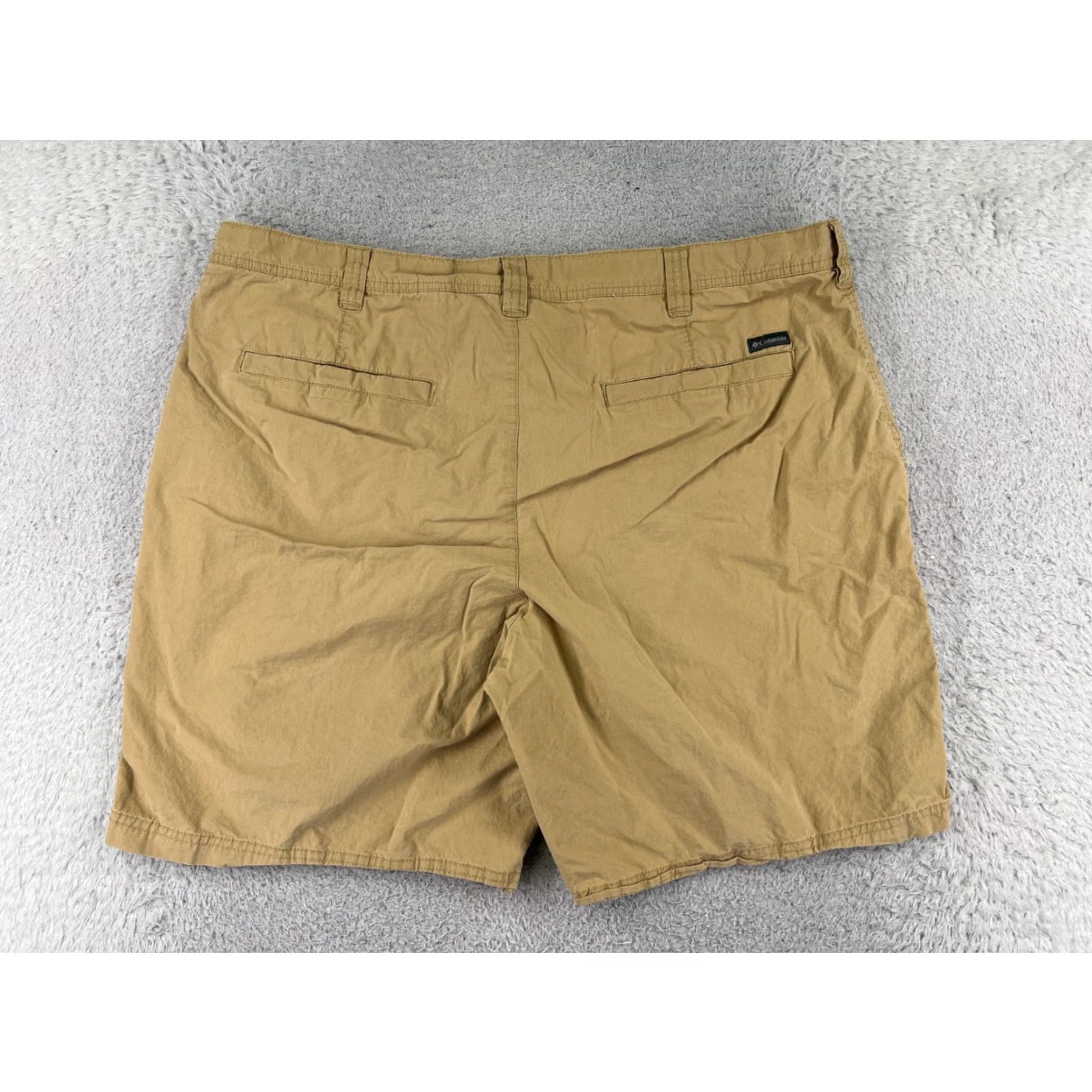 Vintage Columbia Shorts Mens 42 Beige 100% Cotton Hiking Camping Fishing Outdoors Size US 42 / EU 58 - 2 Thumbnail