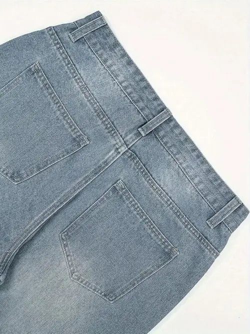 Jean Straight Leg VIntage 90s Jeans Denim Size US 32 / EU 48 - 2 Thumbnail