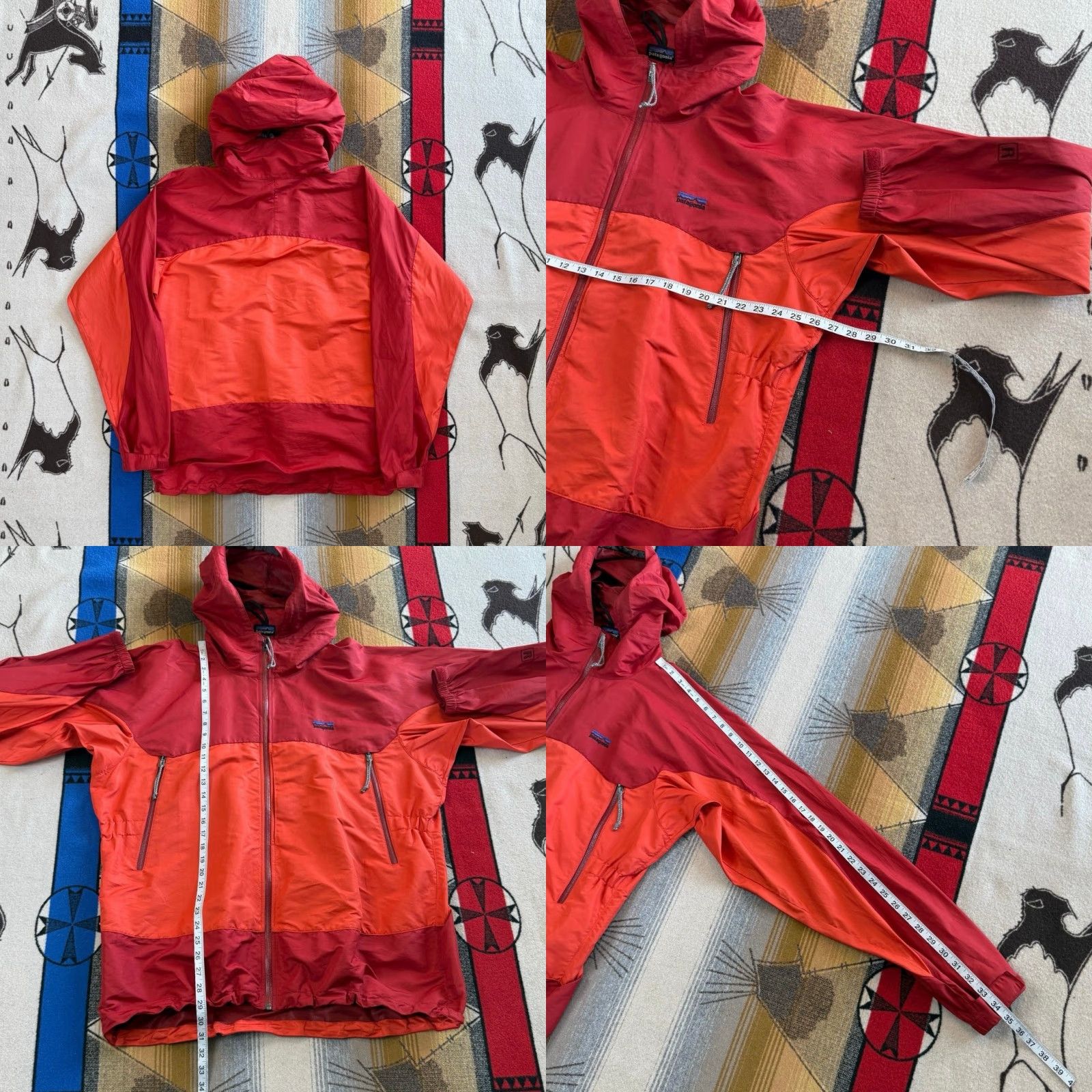 Patagonia VINTAGE Patagonia Mountain Parka Regulator Rain Jacket XL Men Red Windbreaker Zip Jacket Fall 2002 Outdoor Nature Hiking Mens Size US XL / EU 56 / 4 - 8 Thumbnail