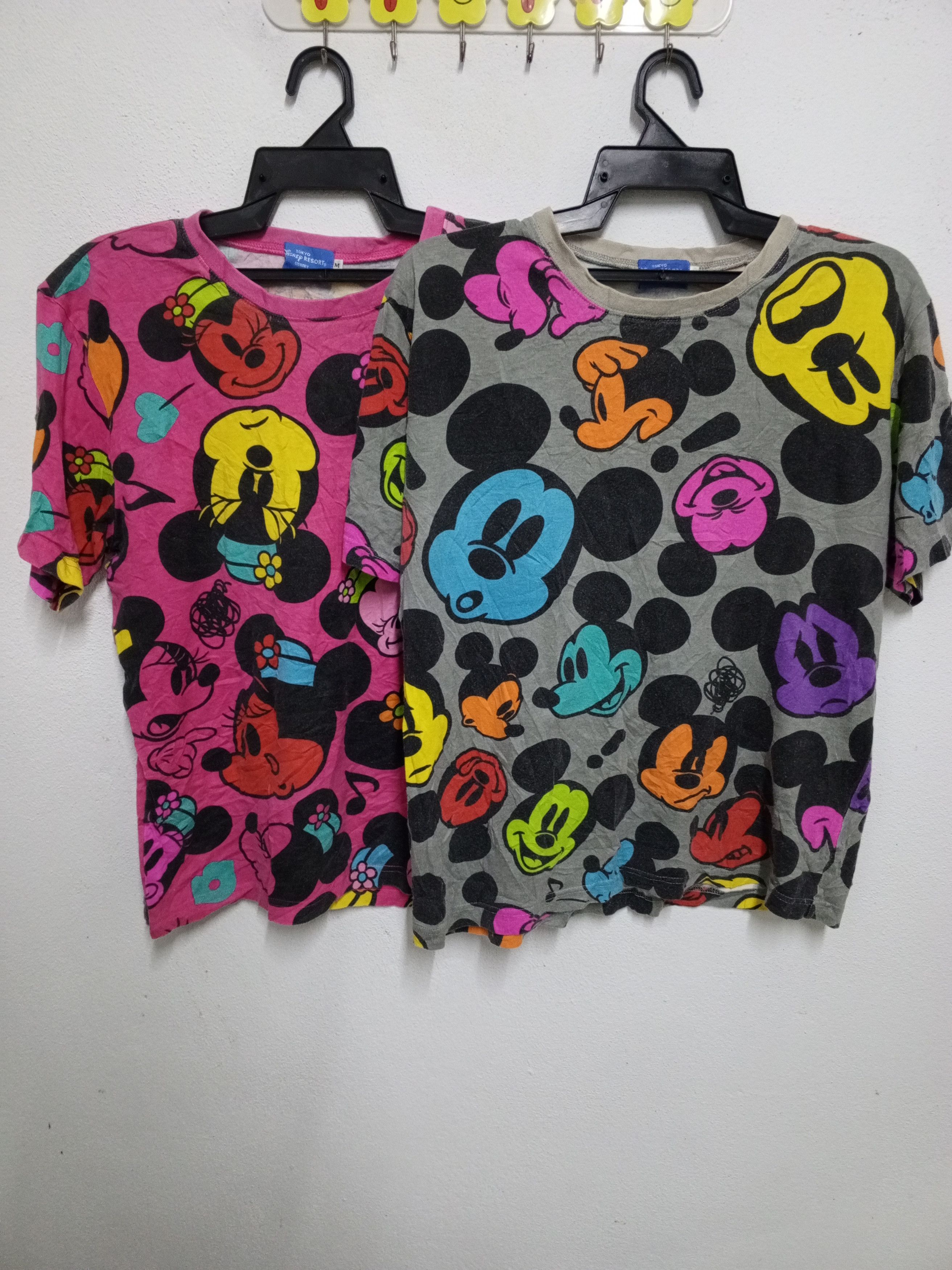Mickey Mouse 2pcs mickey mouse fullprint tshirt Size M / US 6-8 / IT 42-44 - 1 Thumbnail