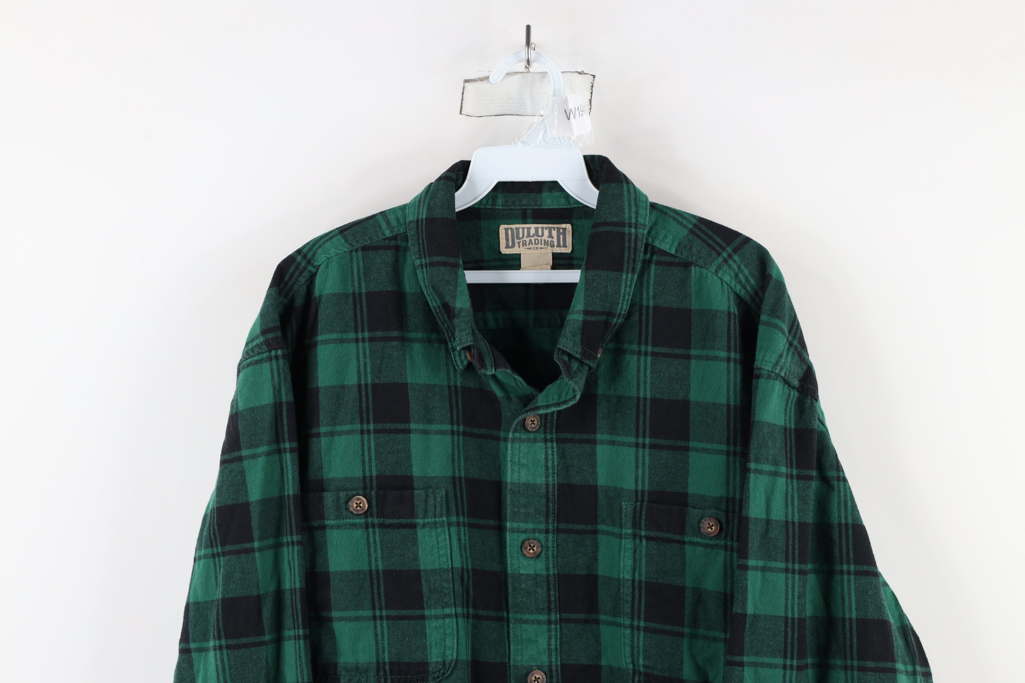 Duluth Trading Company × Vintage Duluth Trading Co Heavyweight Button Down Shirt Green Size US XL / EU 56 / 4 - 2 Thumbnail