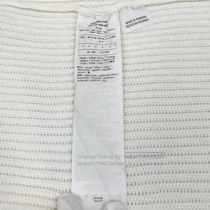 Max Mara MaxMara White Cotton Women's Cardigan . Size L / US 10 / IT 46 - 6 Thumbnail