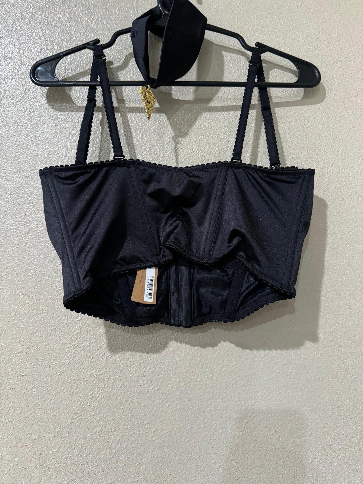 SKIMS STRETCH SATIN PENDANT CROPPED CORSET