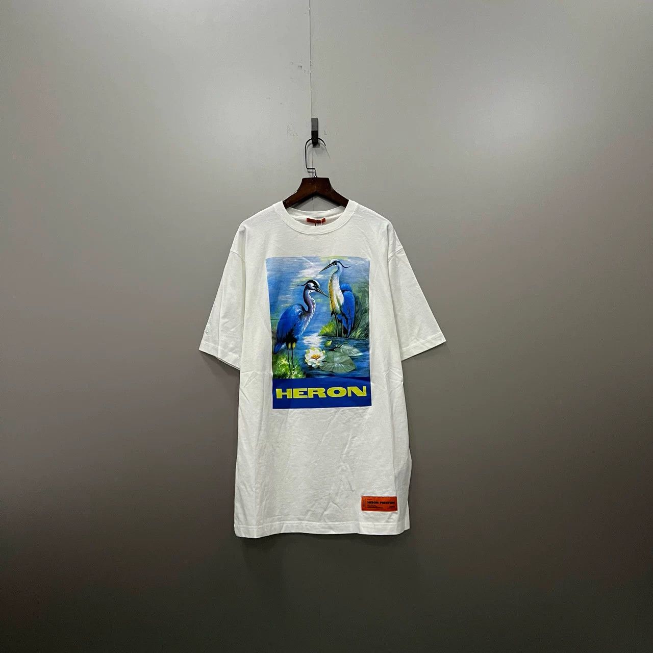 Heron Preston HERON PRESTON Crane Print Short Sleeve Size US L / EU 52-54 / 3 - 1 Thumbnail