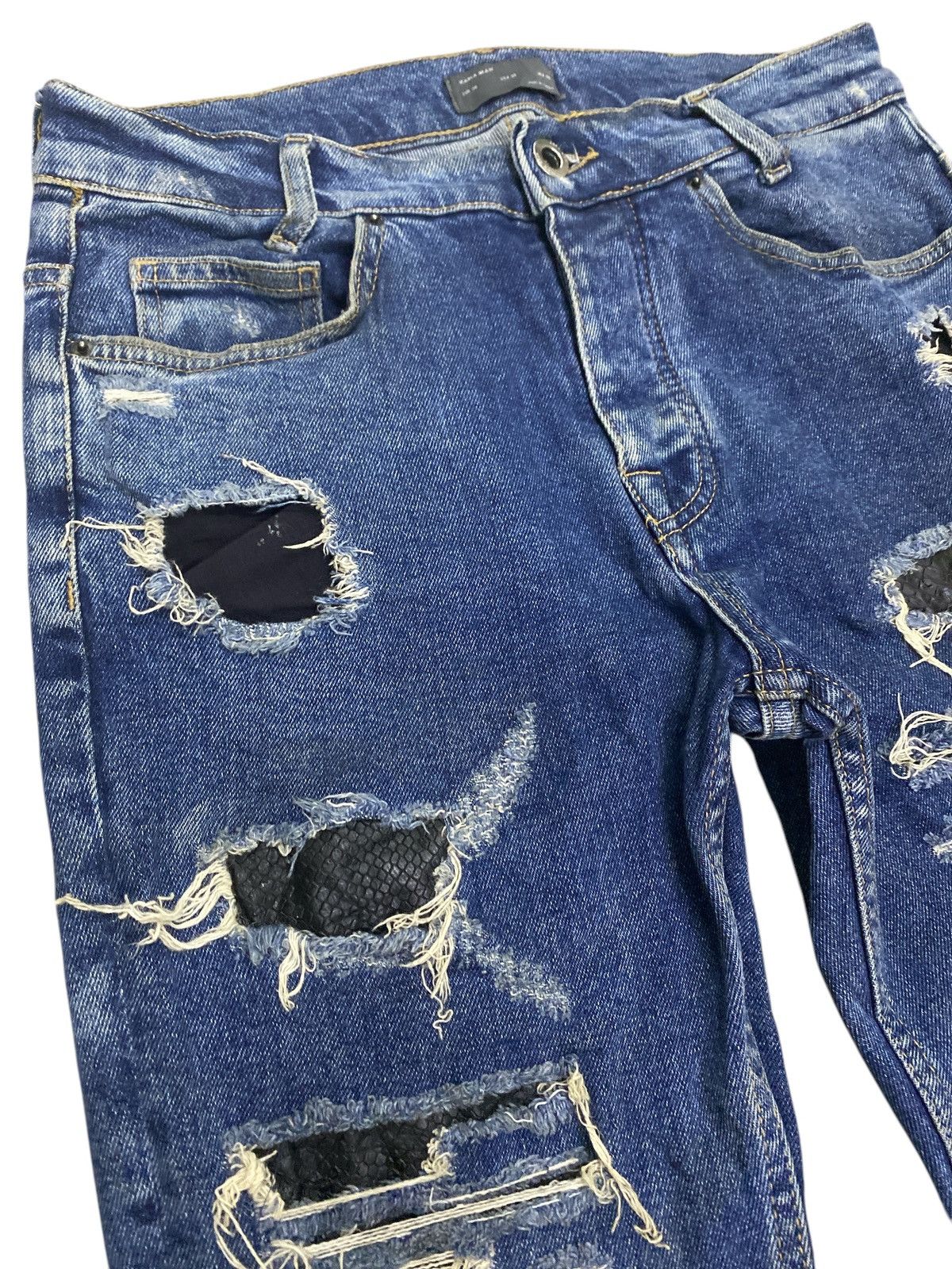 Zara Rare Zara Man Skinny Distressed Denim Size US 30 / EU 46 - 3 Thumbnail