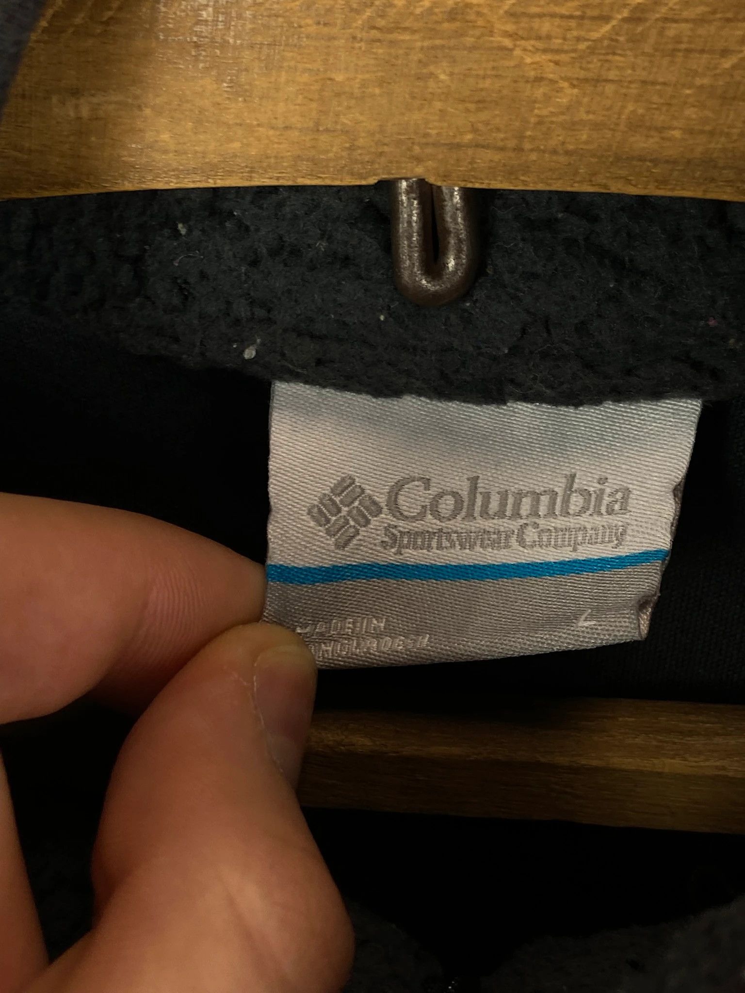 Columbia Columbia Fleece Jacket Grey Mini Logo L Size US L / EU 52-54 / 3 - 3 Thumbnail