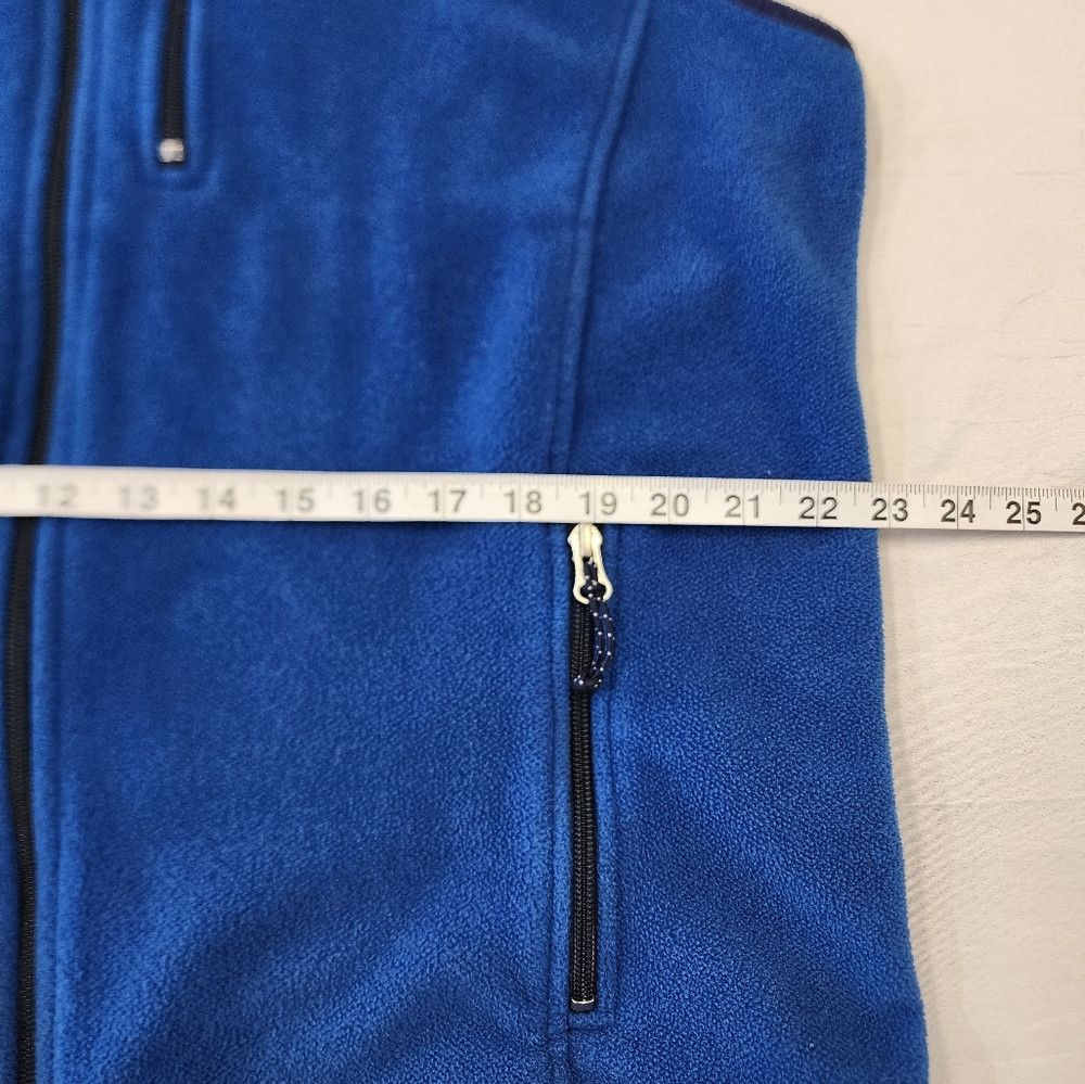 L.L. Bean L.L. Bean Blue Navy Fleece Black Trimming Warm Outdoor Vest Size US L / EU 52-54 / 3 - 5 Thumbnail