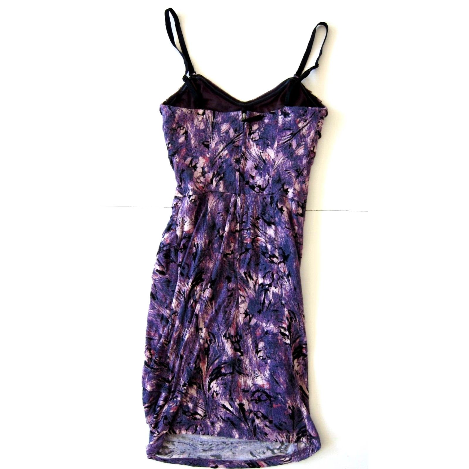 Guess GUESS Dress 100% Rayon Stretch Purple Pink Bodycon Slip XS Womens Size XS / US 0-2 / IT 36-38 - 2 Thumbnail