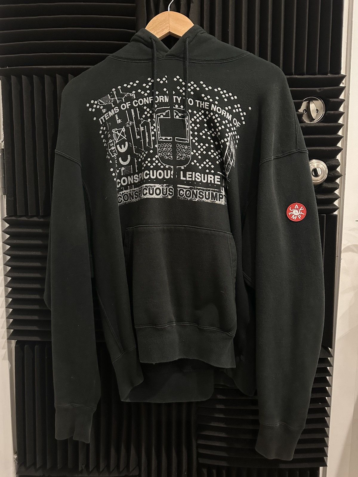 Cav Empt Cav Empt Black Hoodie - Medium SS20 | Grailed