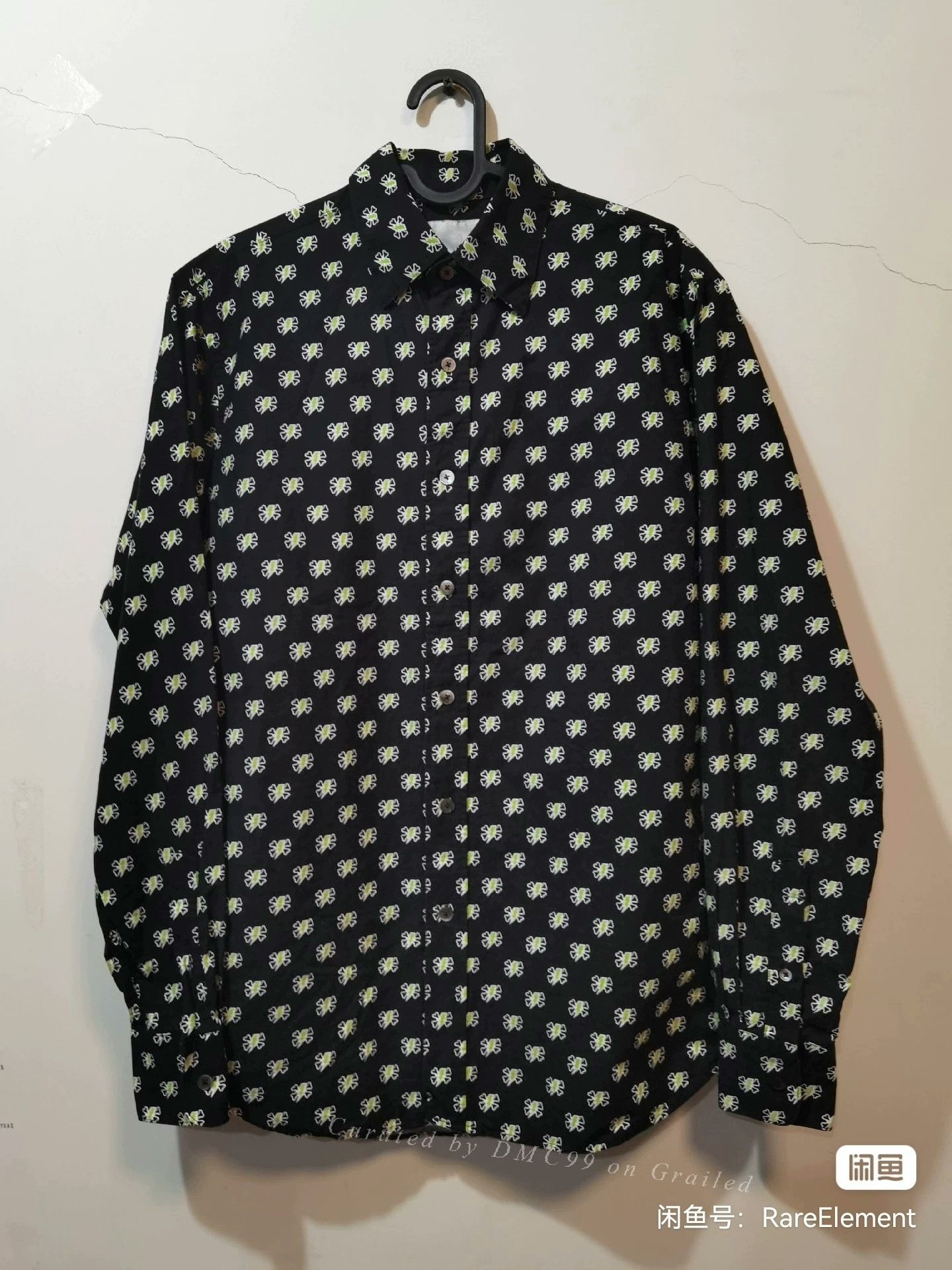 Undercover Undercover 01SS Vintage Bone Lightning Shirt Size US M / EU 48-50 / 2 - 1 Thumbnail