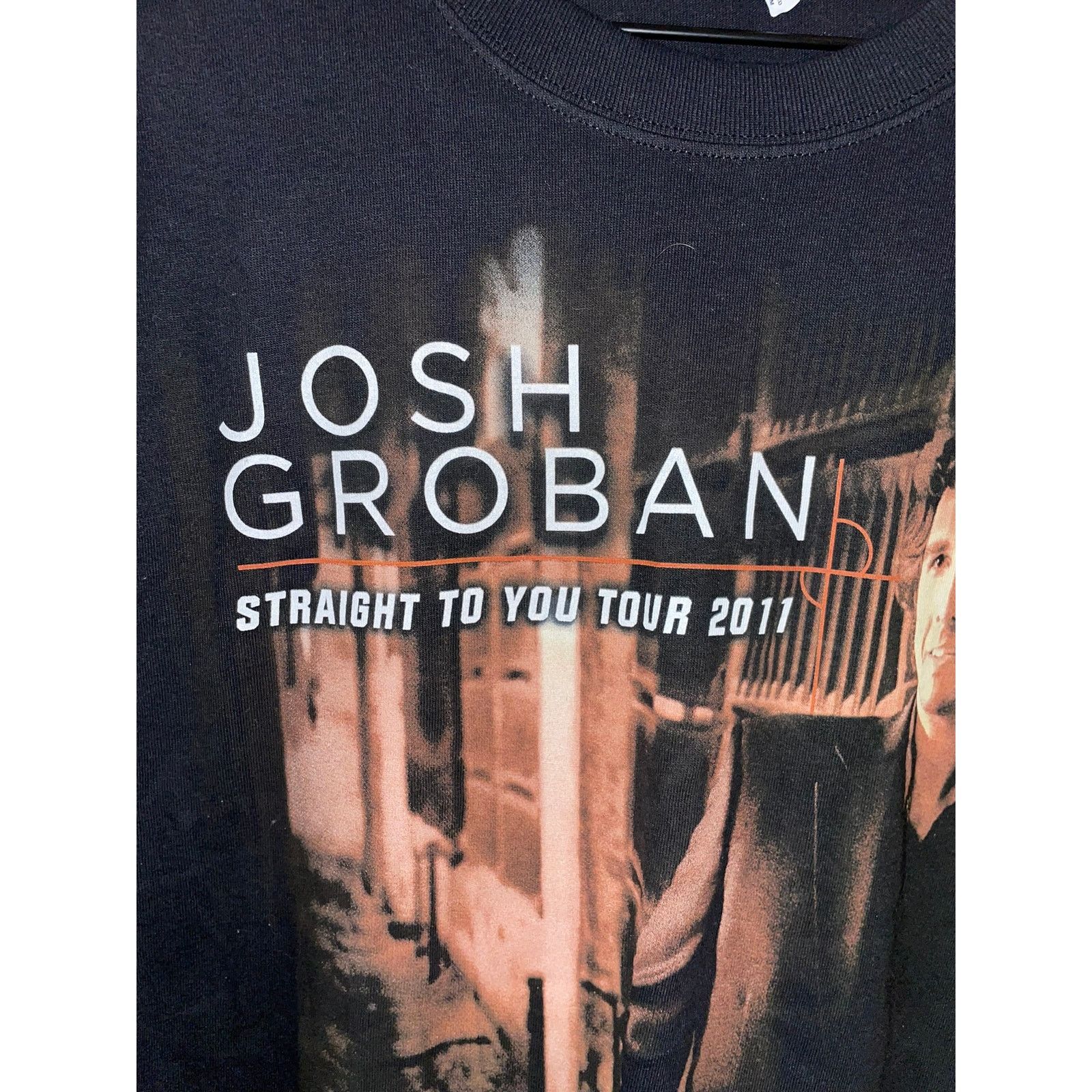 Anvil Josh Groban Shirt Straight To You Tour Concert Black 2011 Xl Size US XL / EU 56 / 4 - 3 Thumbnail