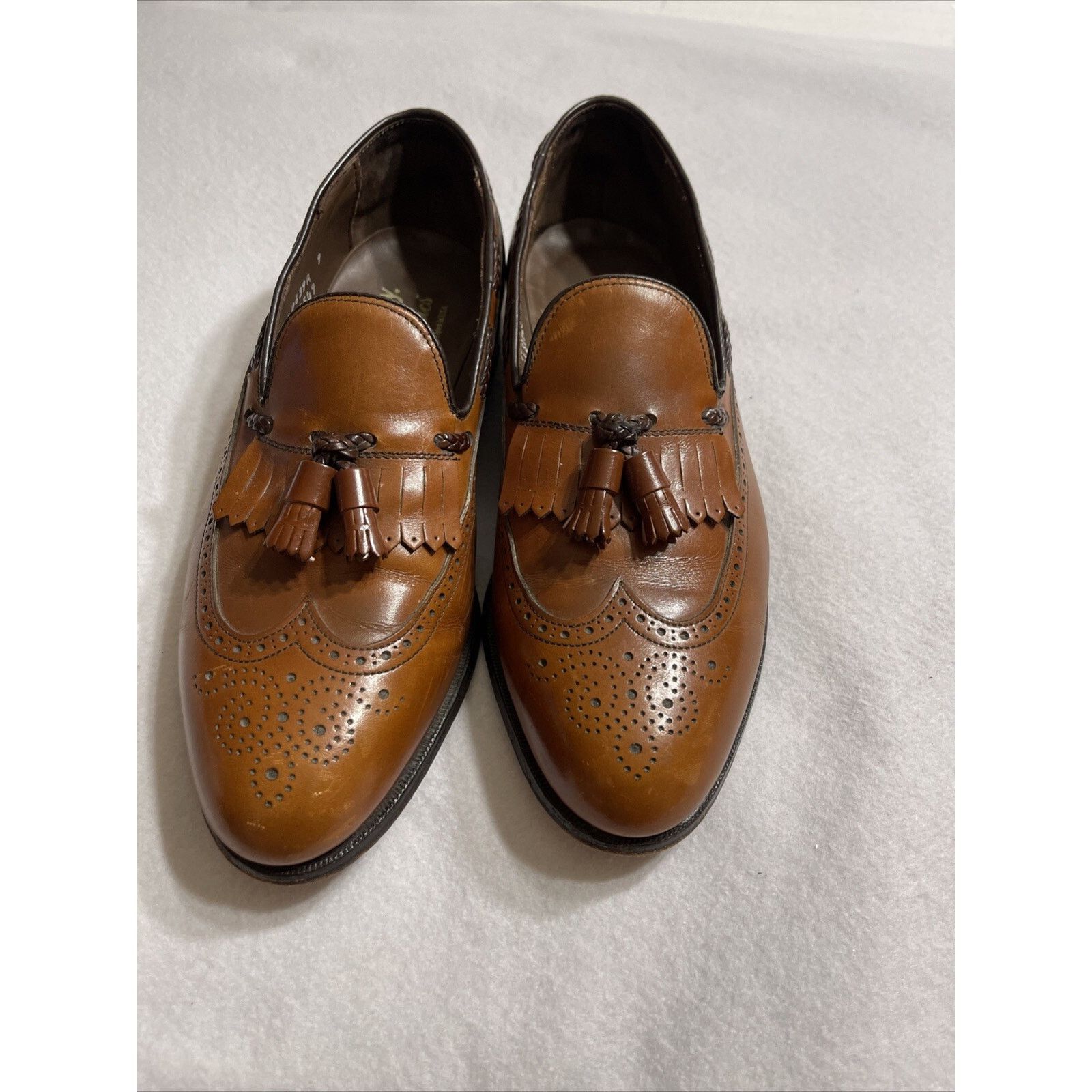 Footjoy Foot-joy Classics Brown Dress Loafers Tassel Men’s 10E Size US 10 / EU 43 - 1 Thumbnail