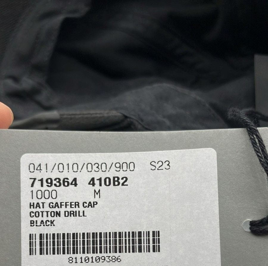 Balenciaga o1mt1gz0225 Size: M / Gaffer Hat / Cap in Black Size ONE SIZE - 5 Thumbnail