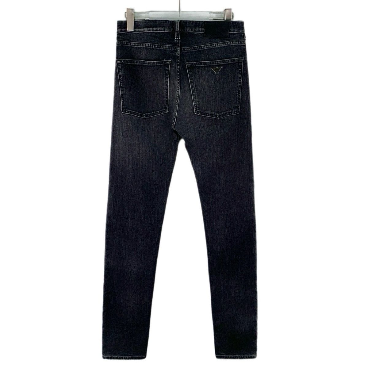Armani ARMANI Smoke Grey Logo Denim Pants K26WX Size 29" - 2 Thumbnail