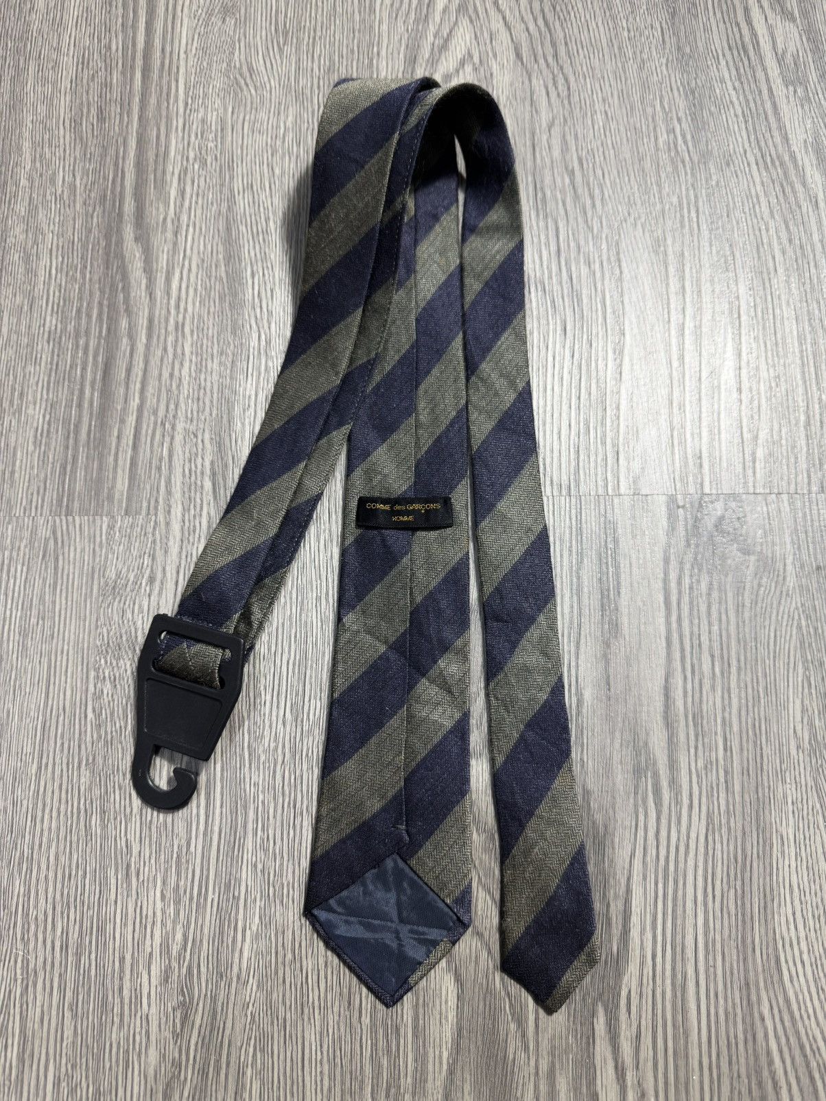 Comme des Garcons Comme des Garcons Strip Silk Tie Size ONE SIZE - 1 Thumbnail