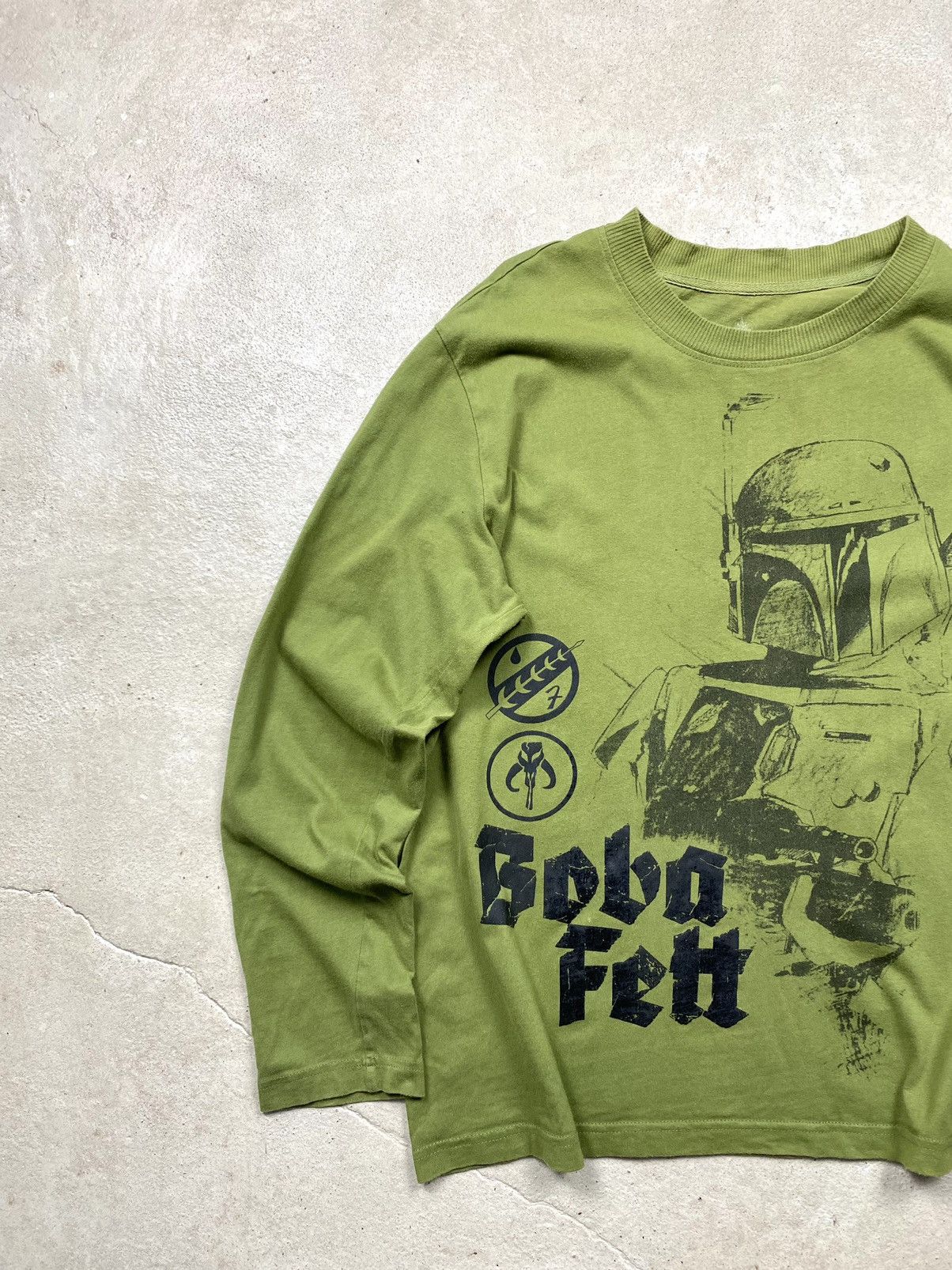 Star Wars Vintage 00’s Star Wars Boba Fett Movie Longsleeve Size US M / EU 48-50 / 2 - 2 Thumbnail