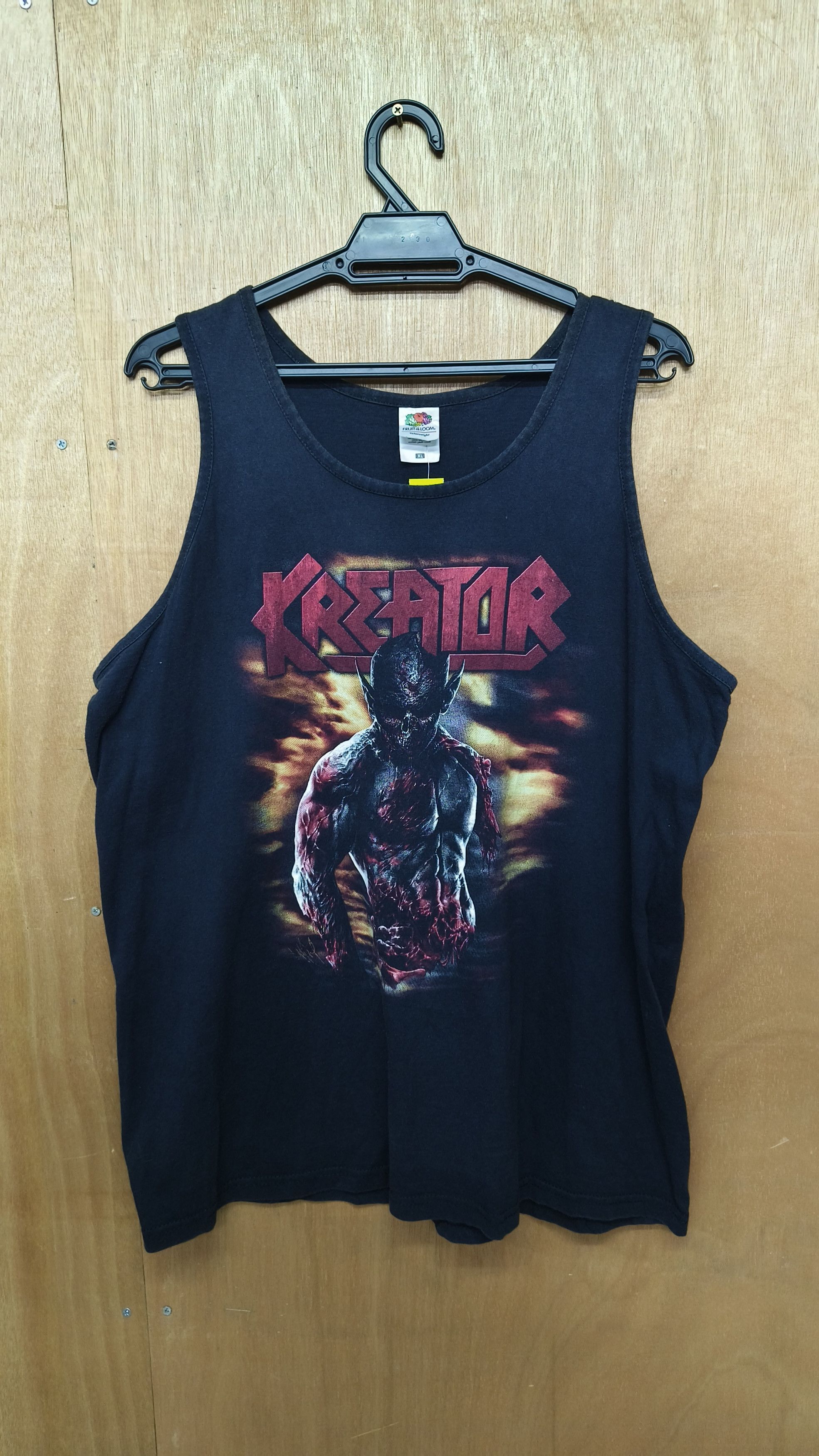 Band Tees Vintage 90s KREATOR Rock Band Singlet Size US XL / EU 56 / 4 - 1 Thumbnail