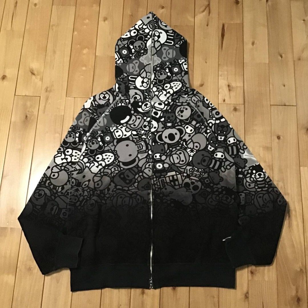 BAPE Gradient Safari Milo full zip hoodie a bathing ape NIGO