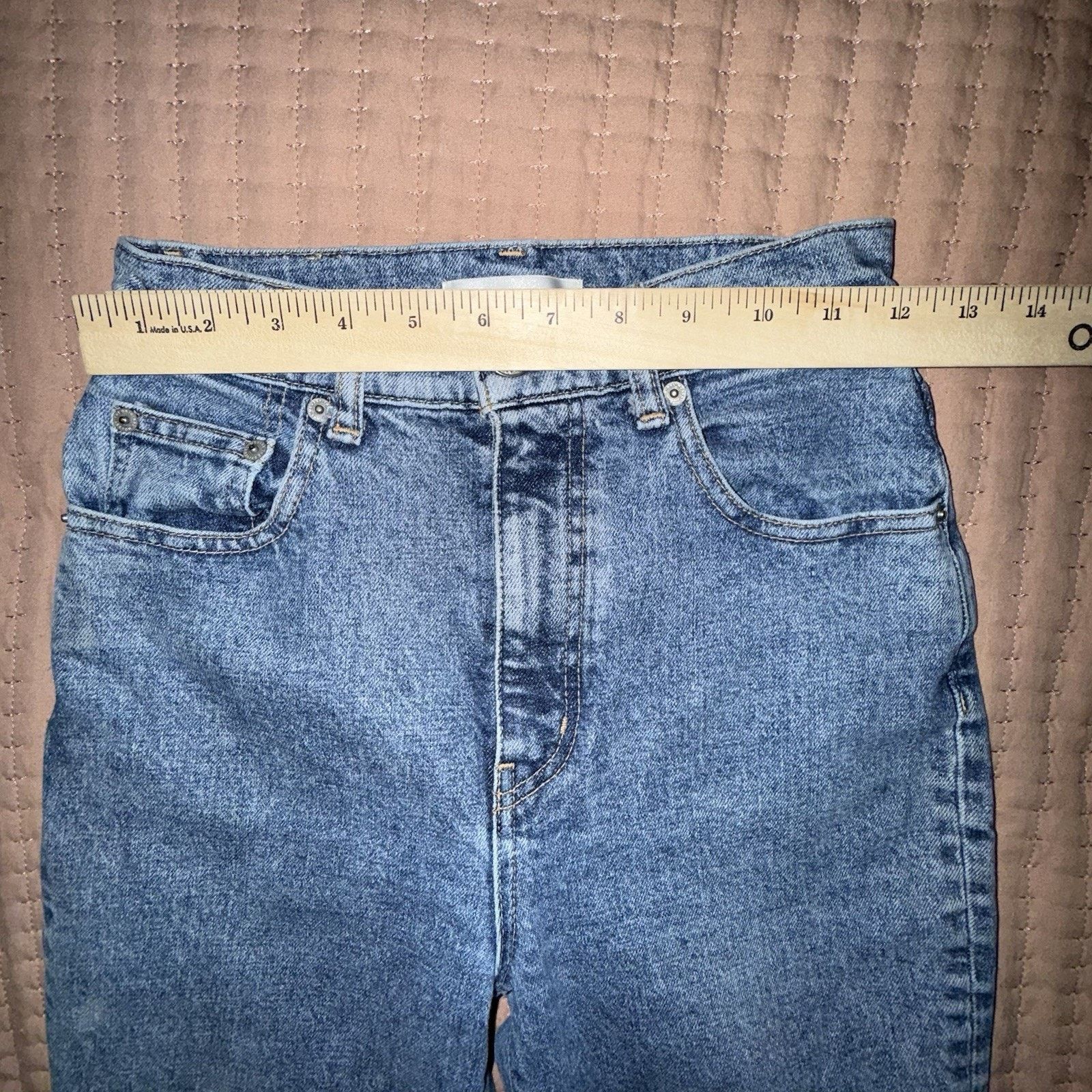MOUSSY Moussy MVS SW Flare Jean Medium Blue Wash Japan Made Sz 25 Size 25" / US 0 / IT 36 - 9 Thumbnail