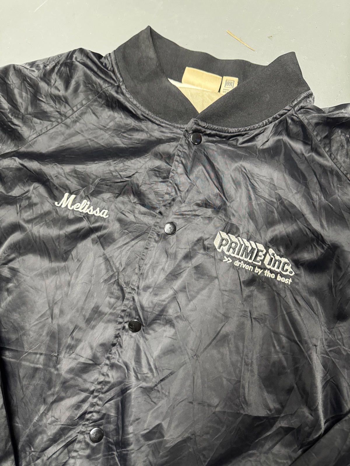 Designer Prime Inc. Black Satin Jacket - XXXL Size 3XL / US 20-22 - 4 Thumbnail