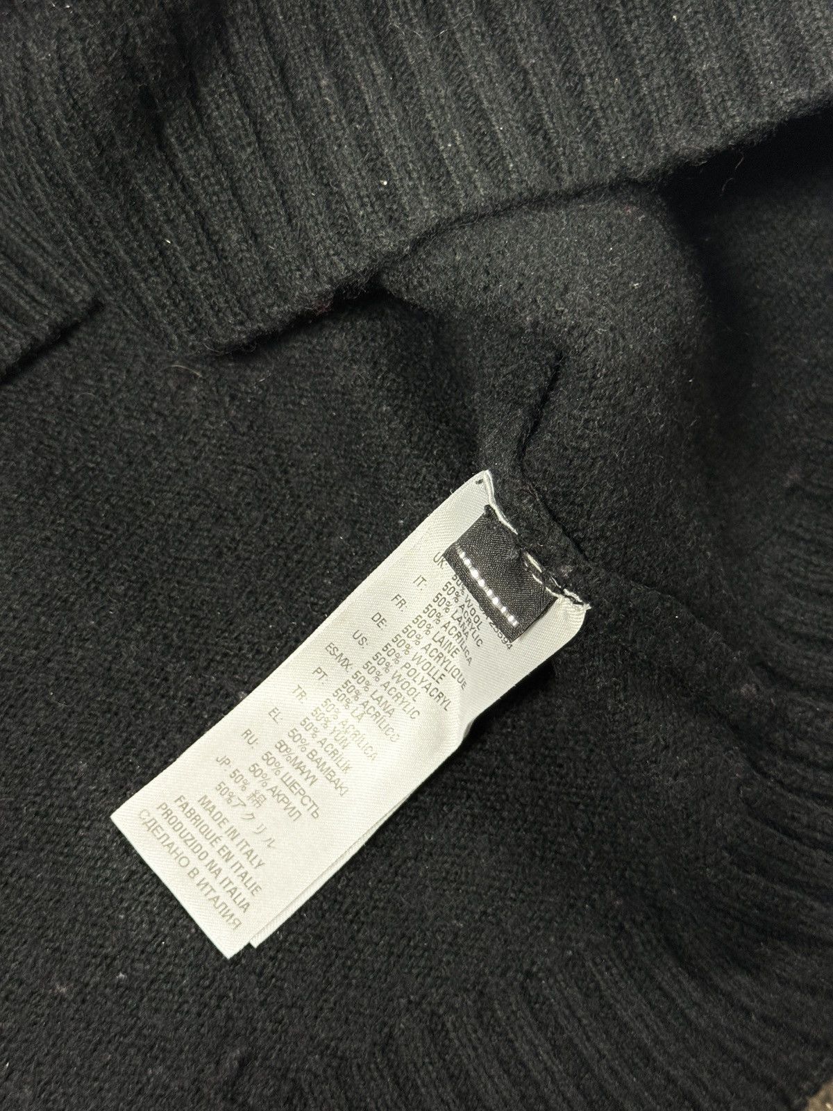 Diesel Diesel vintage sweater black Y2K big logo red Size US L / EU 52-54 / 3 - 5 Thumbnail