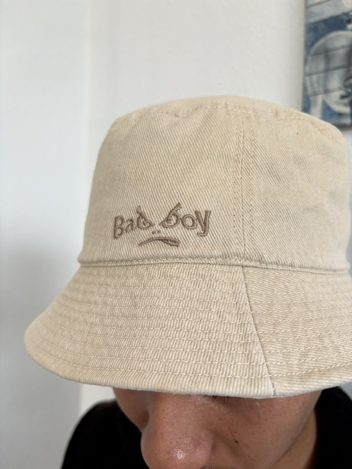Vintage Vintage Bad boy Bucket Hat Embroidery Size ONE SIZE - 3 Thumbnail
