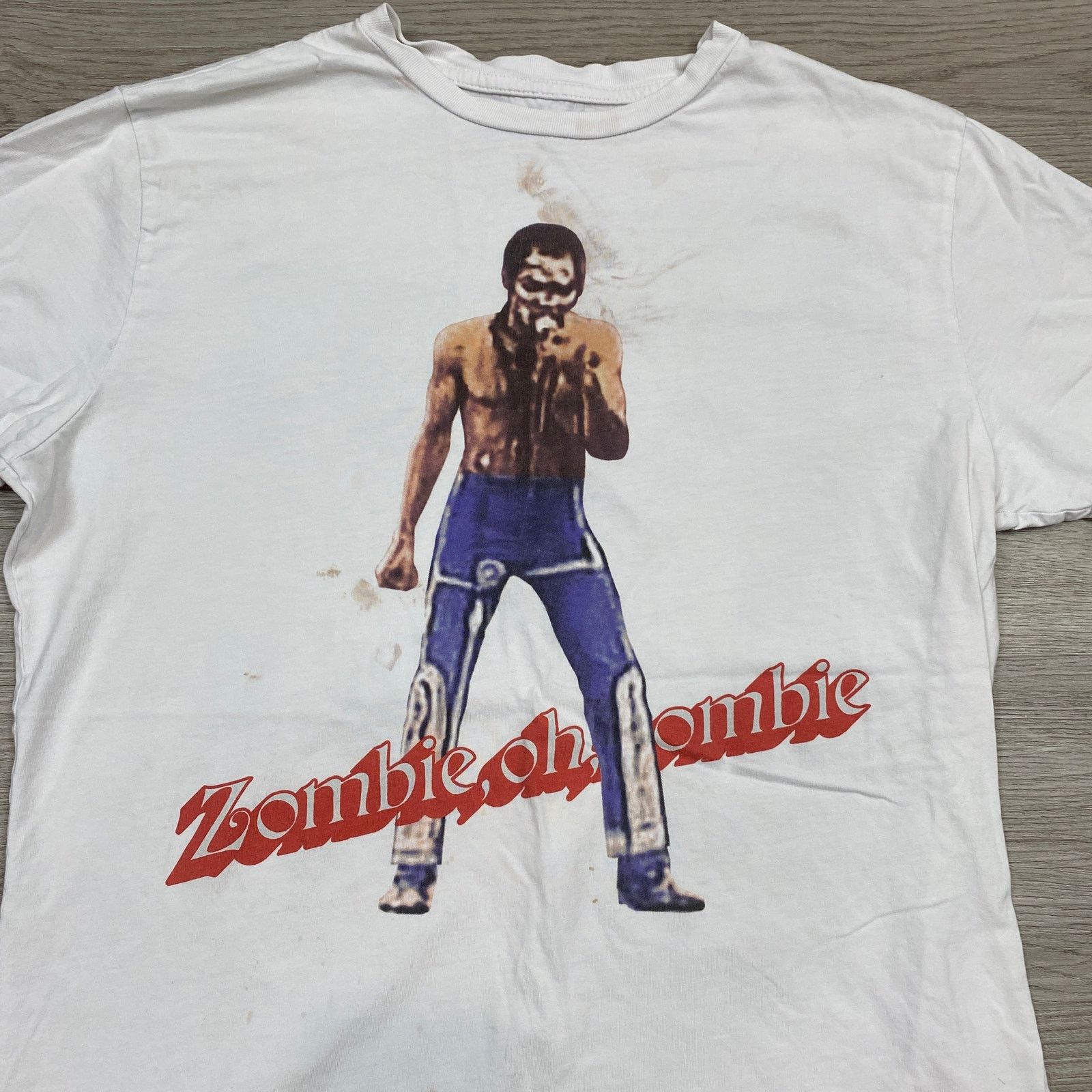 Off White Virgil Abloh Virgil Fela Kuti Oh Zombie Off White T Shirt Men s Medium Grailed