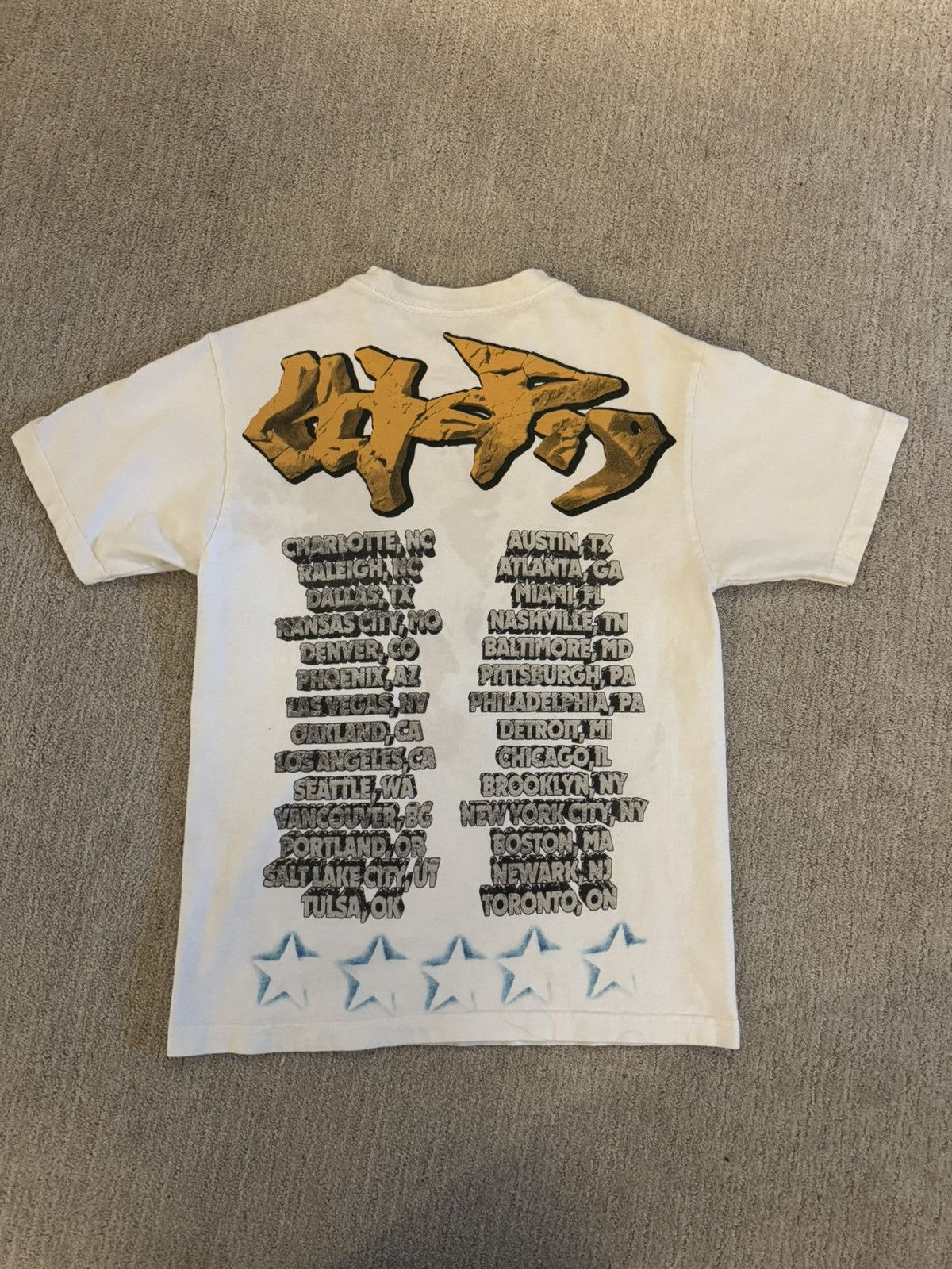 Travis Scott Travis Scott Utopia Circus Maximus Tour Skitzo T-shirt Size US M / EU 48-50 / 2 - 2 Thumbnail