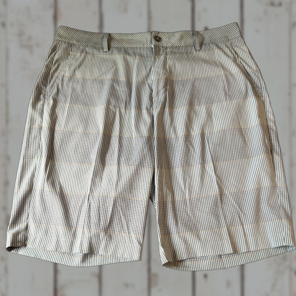 Puma Puma Golf Shorts 32 Inseam 11" Gray Yellow Plaid Size US 32 / EU 48 - 1 Thumbnail