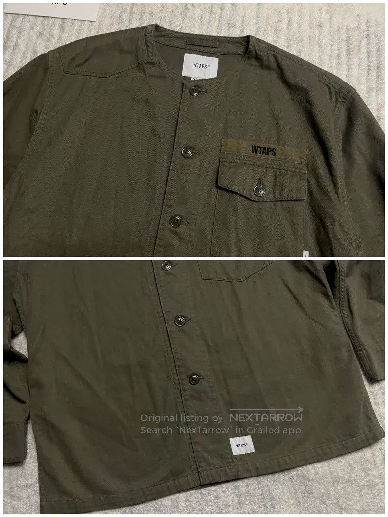 Wtaps Wtaps Long-sleeved work shirt with no collar and single po Size US S / EU 44-46 / 1 - 3 Thumbnail