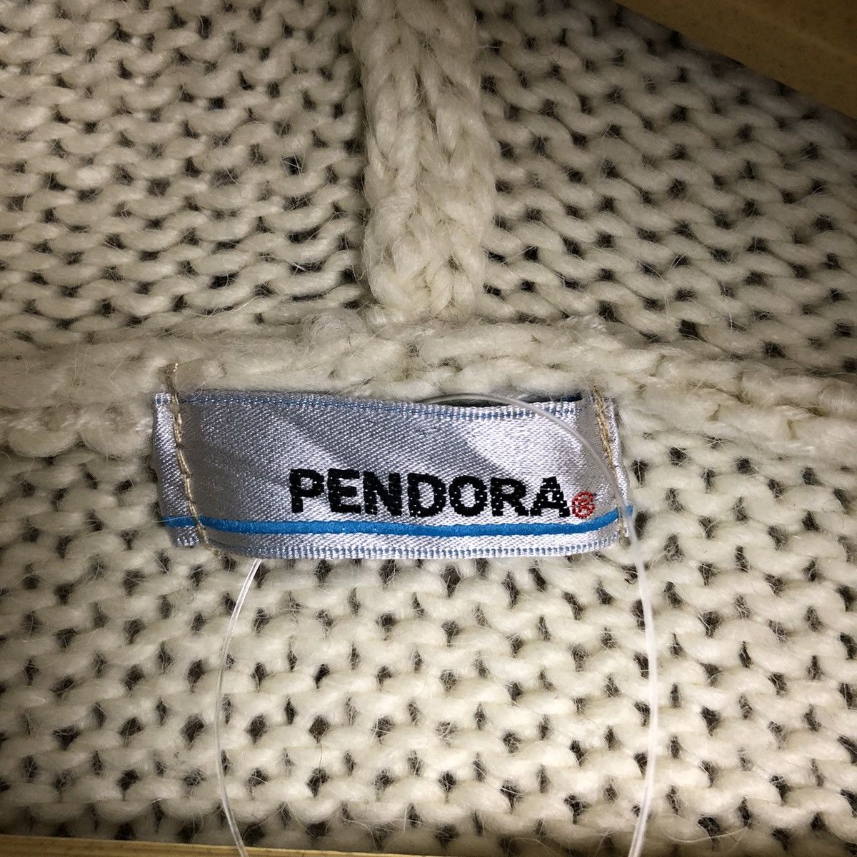 Homespun Knitwear × Japanese Brand Pendora Brown Hoodie Knitwear sweater #A653 Size US M / EU 48-50 / 2 - 11 Thumbnail