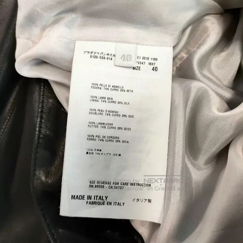 Miu Miu Miu Miu 40 Black leather short section Size L / US 10 / IT 46 - 4 Thumbnail