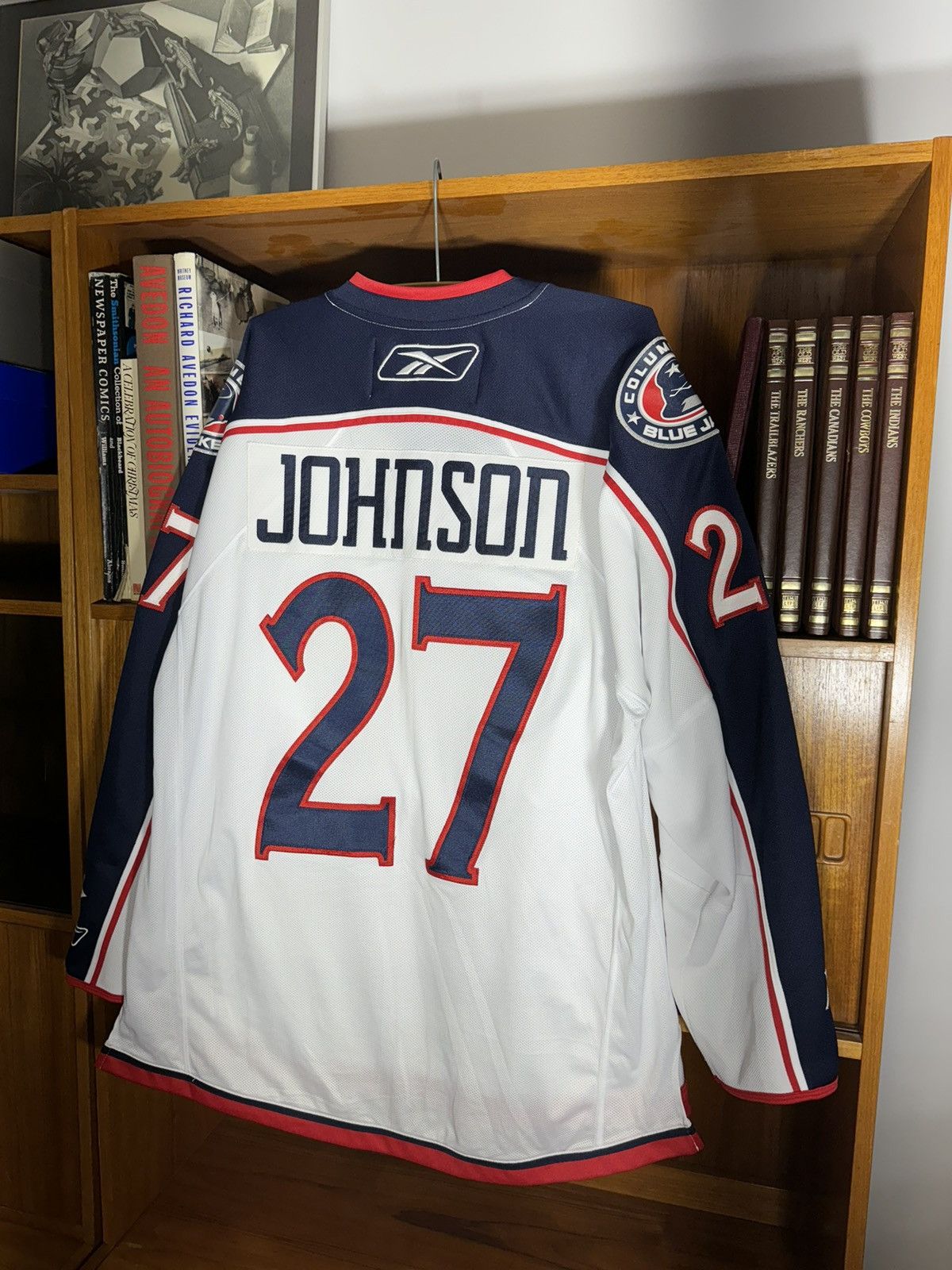 Vintage Vintage Reebok Columbus Blue Jackets Jersey Size US XL / EU 56 / 4 - 2 Thumbnail