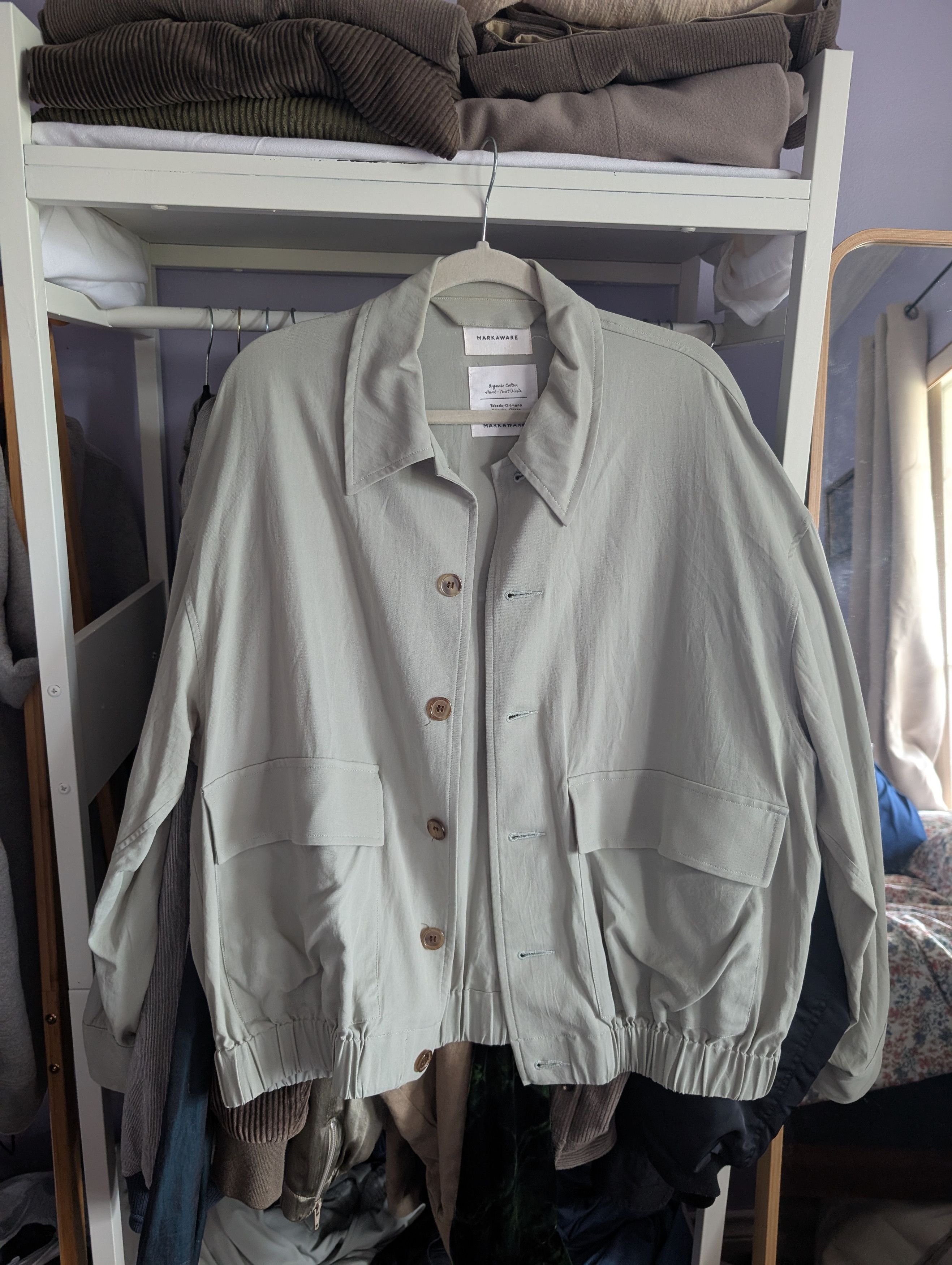 Markaware Markaware organic viyella hard twist blouson Size US M / EU 48-50 / 2 - 1 Thumbnail