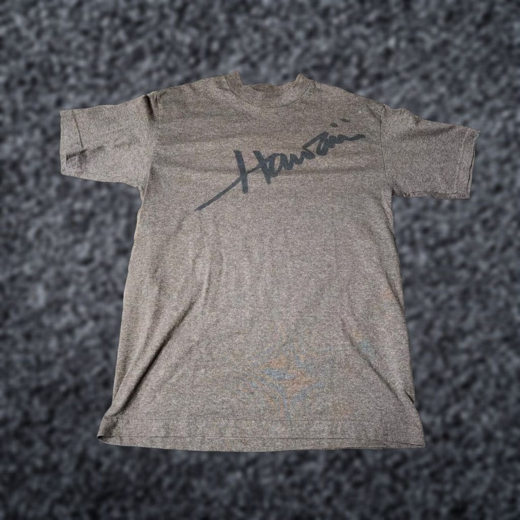 AAA VINTAGE AAA Hawaii T Shirt Mens M Brown Cotton Crew Neck Short Sleeve Wrap Around Souvenir Travel Size US M / EU 48-50 / 2 - 1 Thumbnail