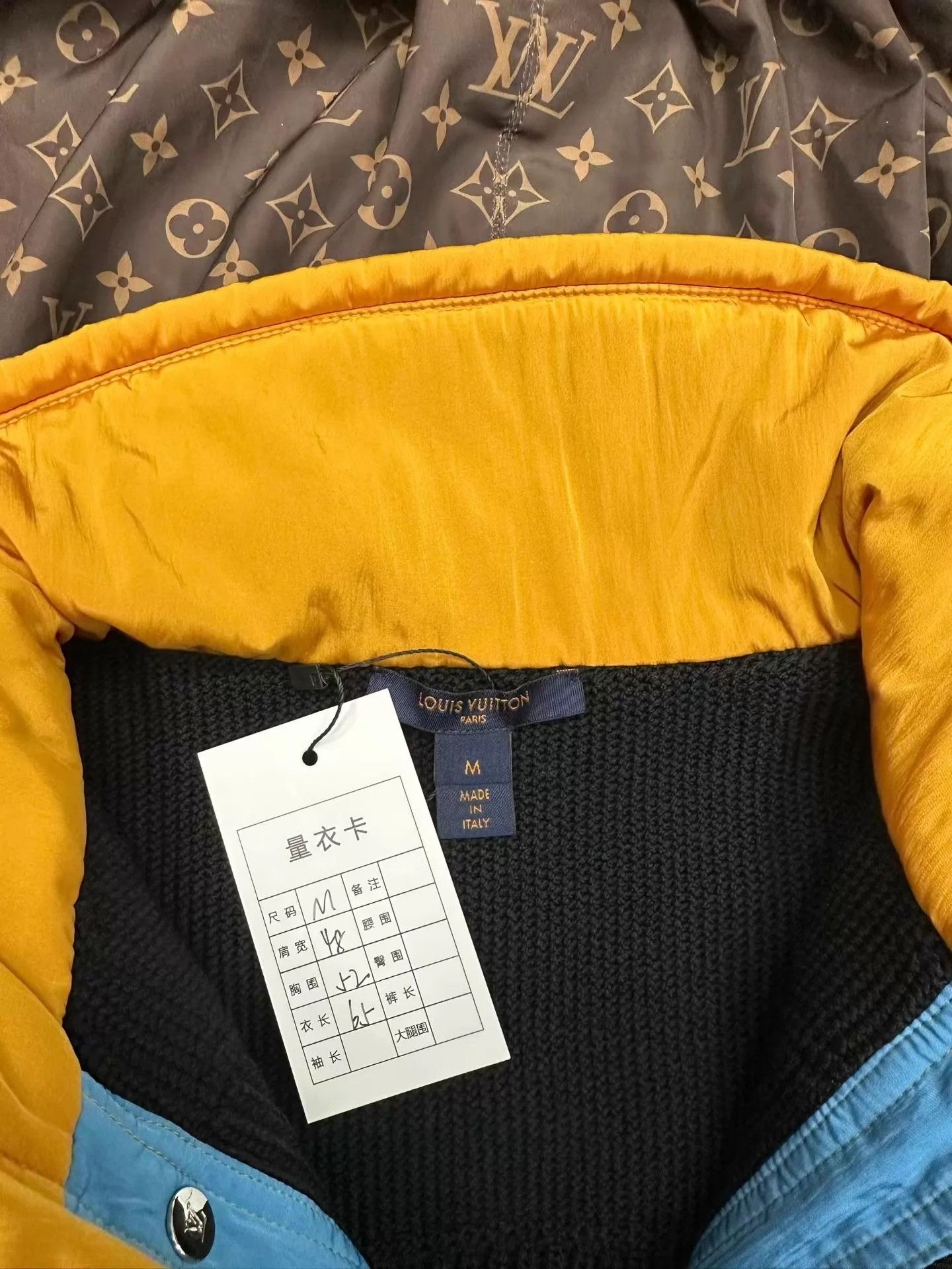 Louis Vuitton Louis Vuitton Wool Nylon Monogram Colorblocked Jacket M Size US M / EU 48-50 / 2 - 3 Thumbnail