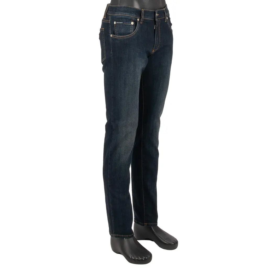 Dolce & Gabbana o1y0125 Logo Jeans in Blue Size US 28 / EU 44 - 3 Thumbnail