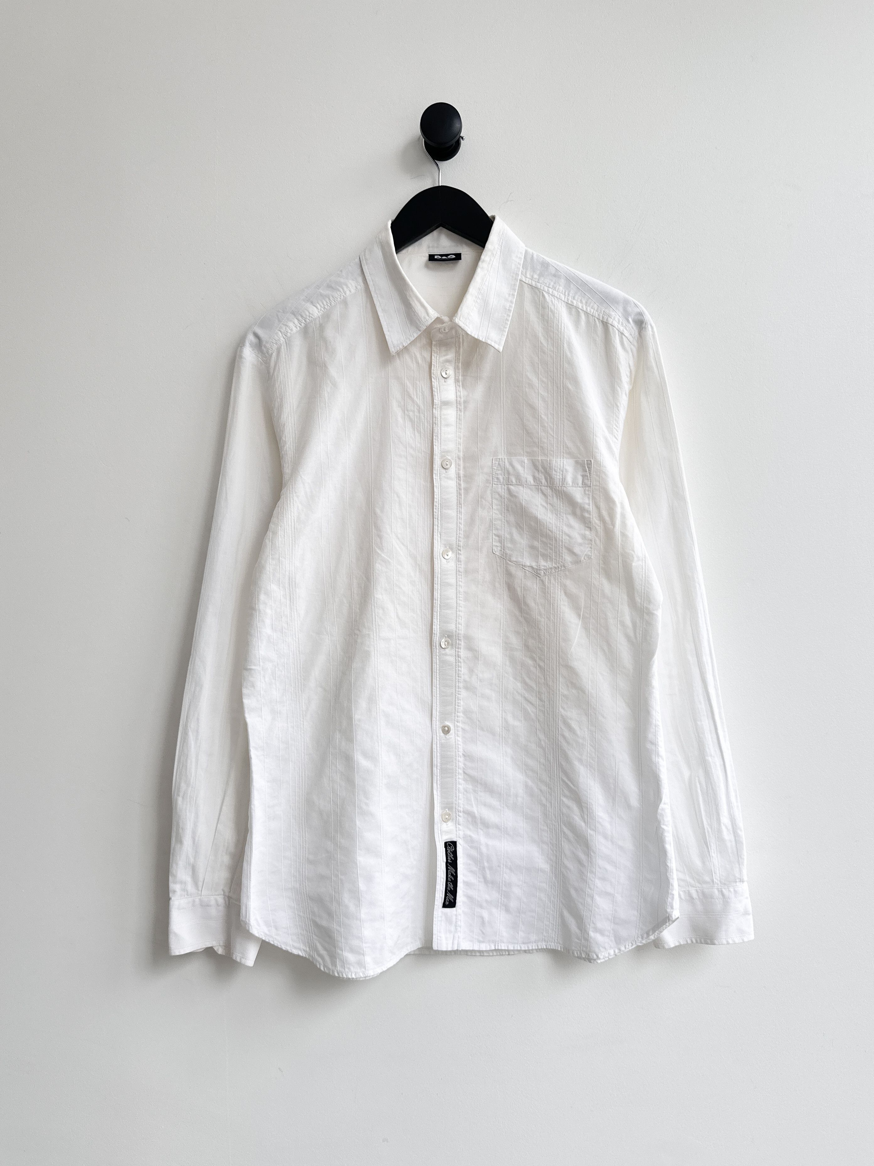 Dolce & Gabbana Dolce & Gabbana D&G White Shirt Button Up Size US M / EU 48-50 / 2 - 1 Thumbnail