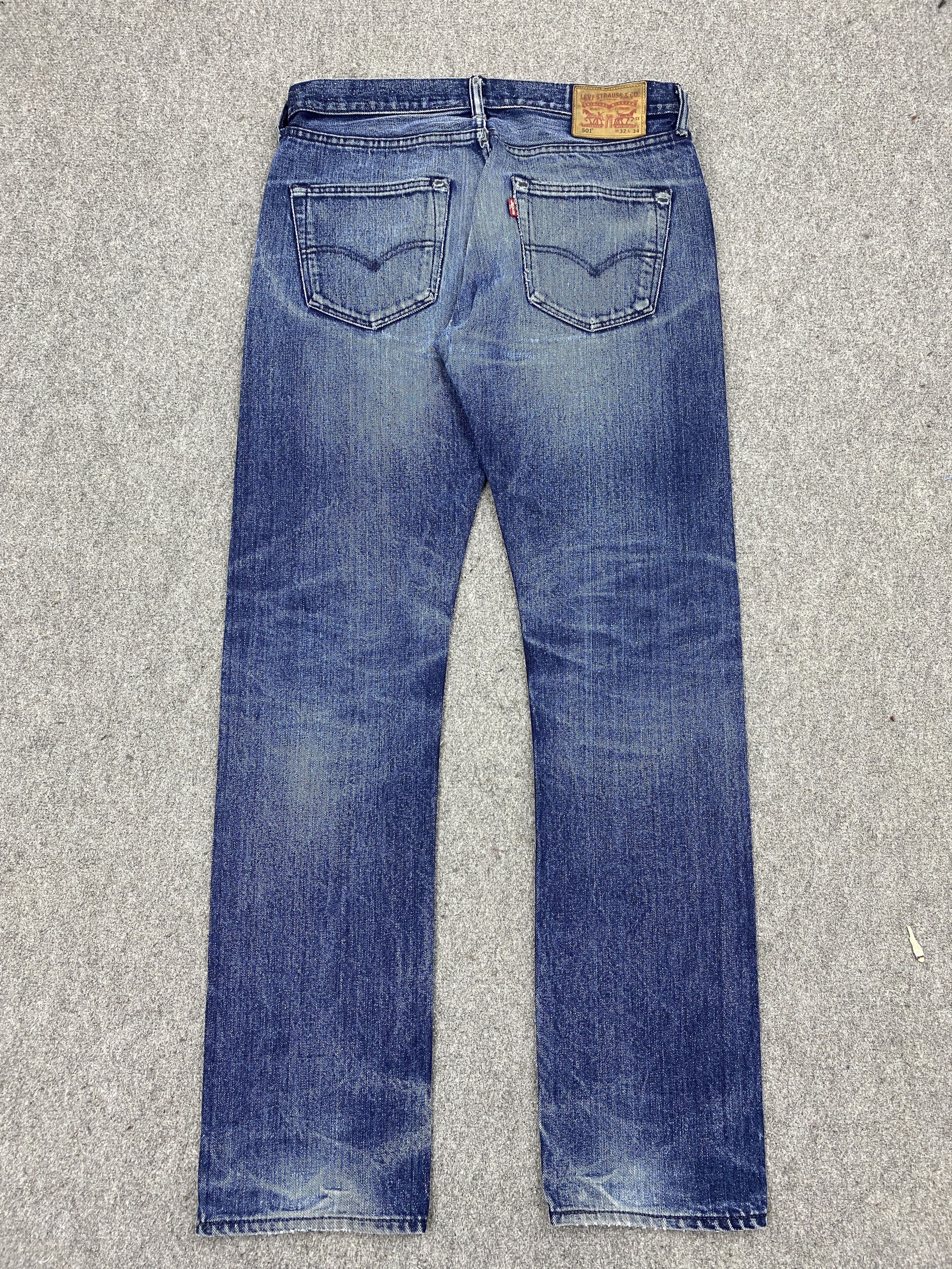 Levi's Vintage Levis 501 Faded Jeans DP2756 Size US 33 - 3 Thumbnail